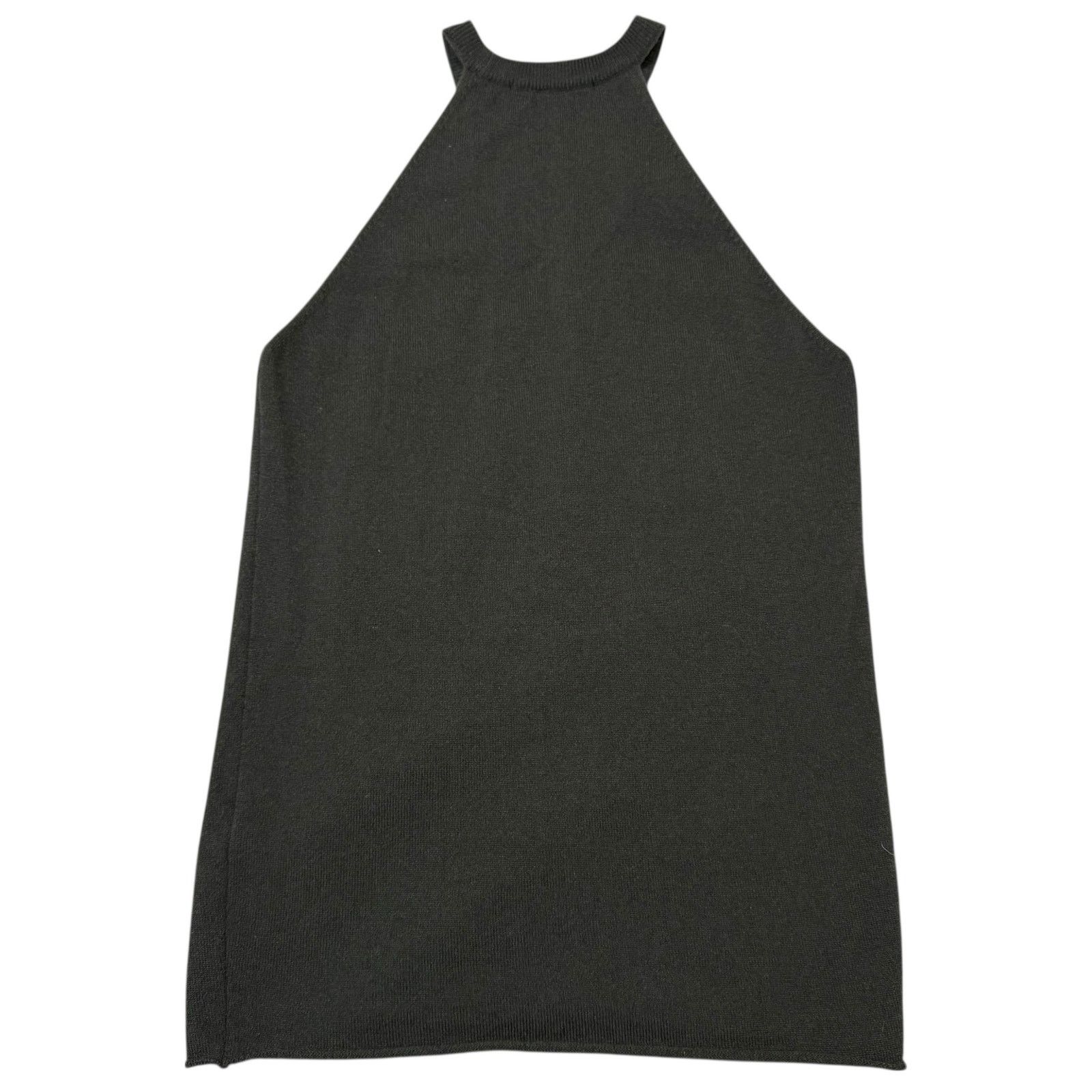 Alpha Studio Alpha Studio Knit Top High Neck Halter Forest Green IT 42 Size M / US 6-8 / IT 42-44 - 7 Thumbnail