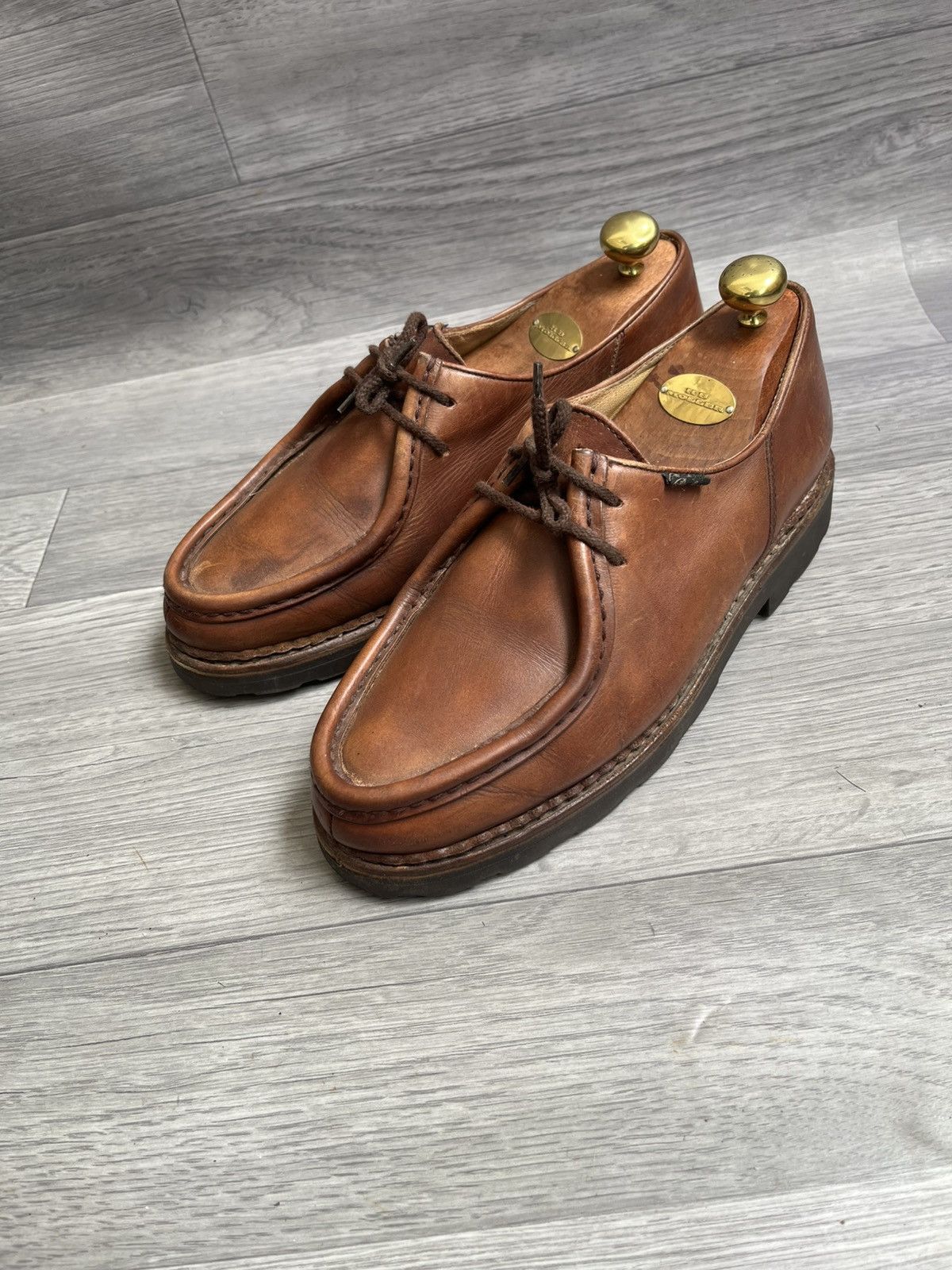 Paraboot Michael marche 2casual leather derby shoes sz 42.5