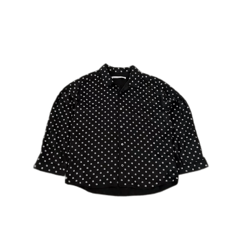 Alexander Wang Alexander Wang Sparkly Black Button-Up Shirt Size S / US 4 / IT 40 - 1 Thumbnail