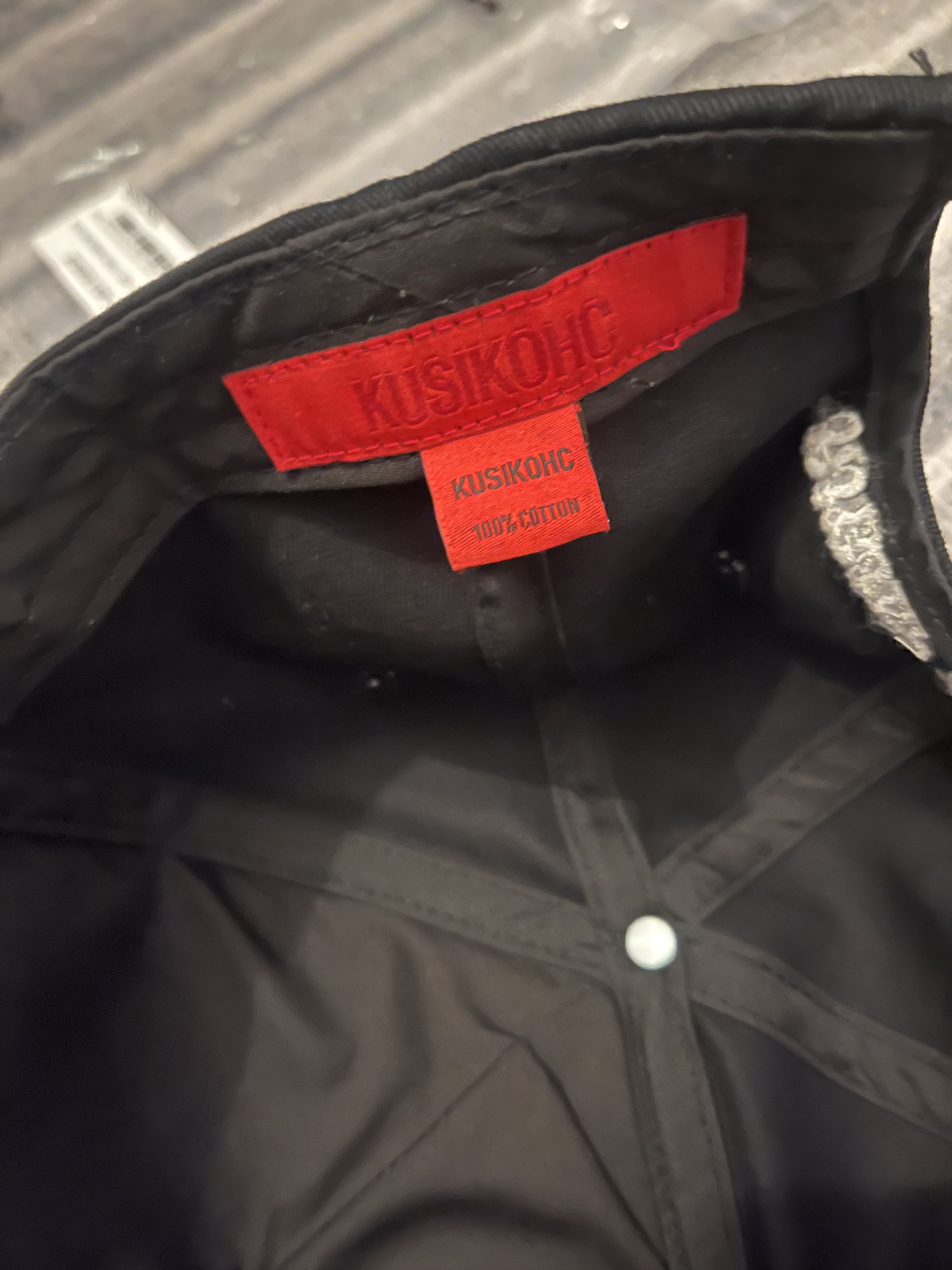 Kusikohc KUSIKOHC “Right To Fail” Black Symbol Cap Size ONE SIZE - 3 Thumbnail