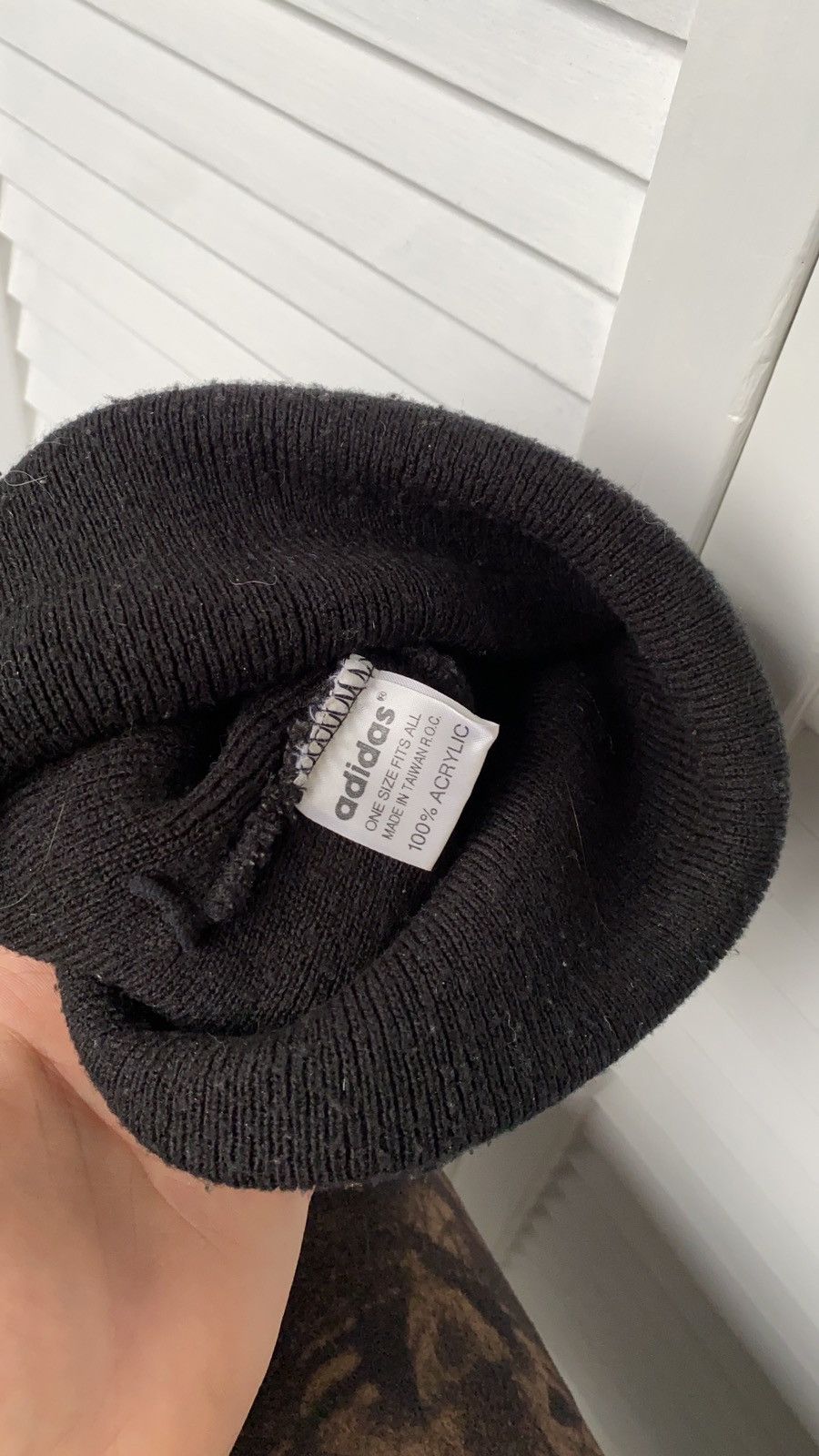Adidas × Vintage Vintage Adidas Original Crown Knit Beanie Bini Hat Size ONE SIZE - 7 Thumbnail