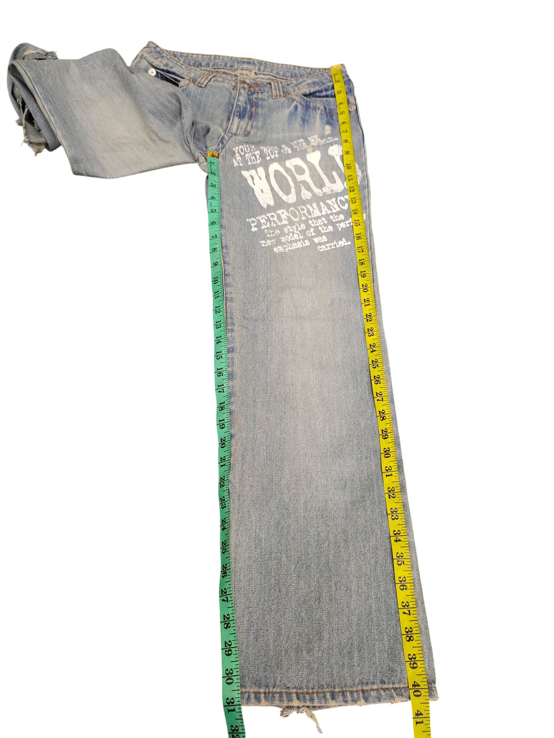 Number (N)ine × Undercover Japanese Brand Explanation World Clawmark Distress Jeans Size US 30 / EU 46 - 16 Thumbnail
