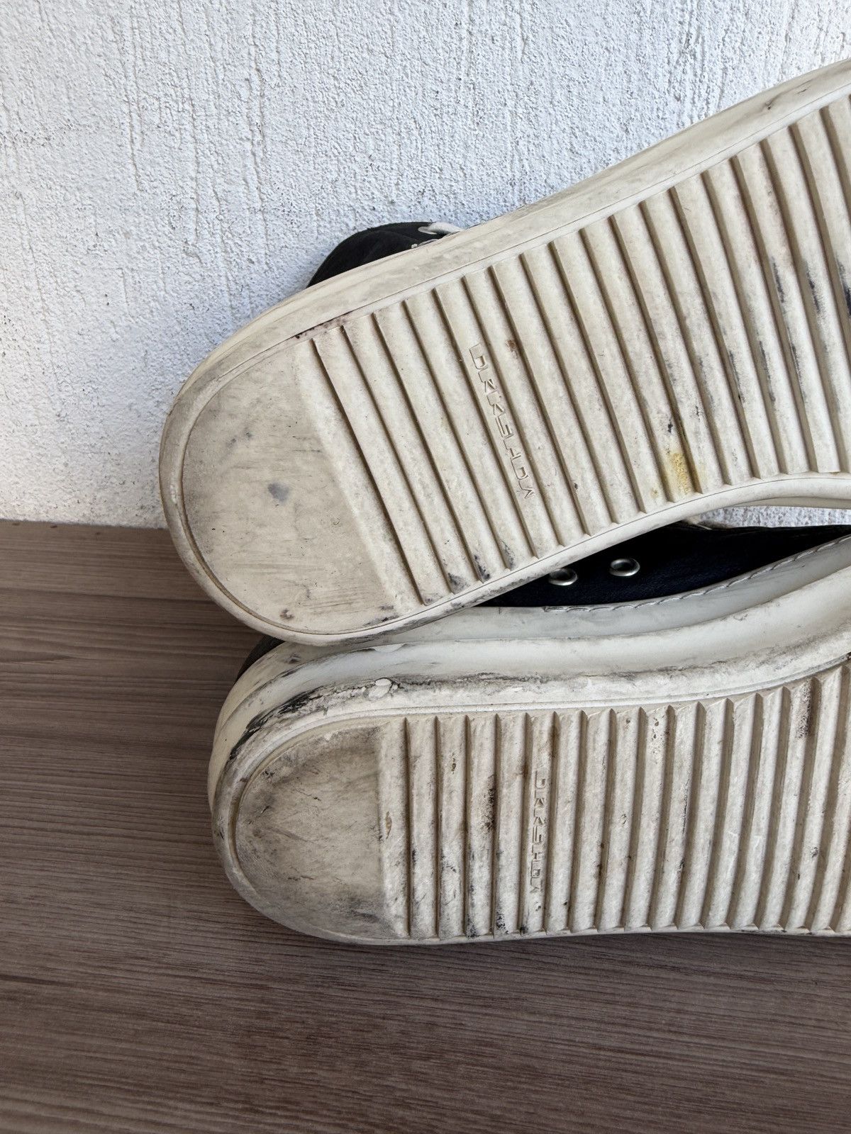 Rick Owens Drkshdw Waxed drkshdw ramones Size US 10 / EU 43 - 19 Thumbnail