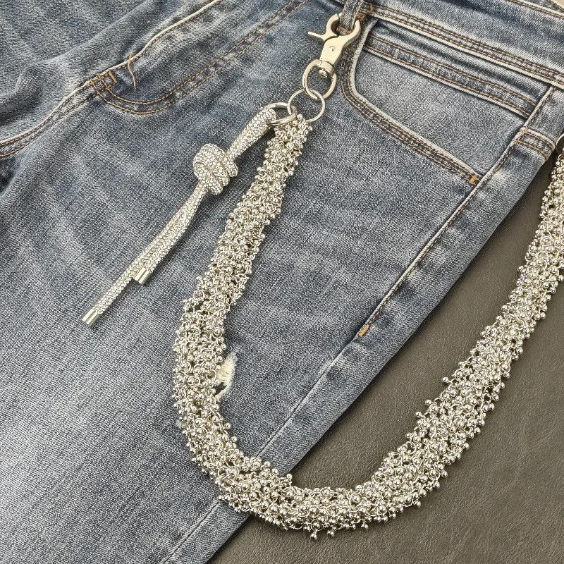 Japanese Brand × Jewelry Rhinestone Knot Punk Pants Chain Size ONE SIZE - 8 Thumbnail