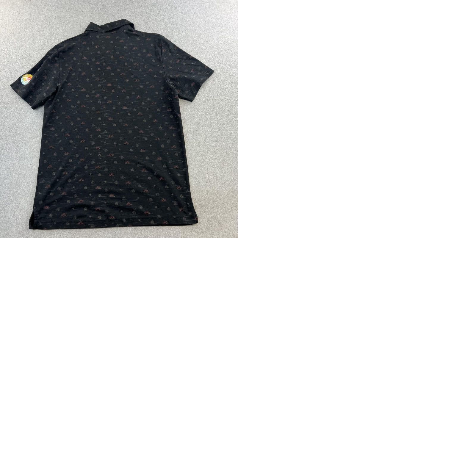 TravisMathew Travis Mathew Polo Shirt Mens M Black Golf Patterned SCP Hotels Adult Size US M / EU 48-50 / 2 - 9 Thumbnail