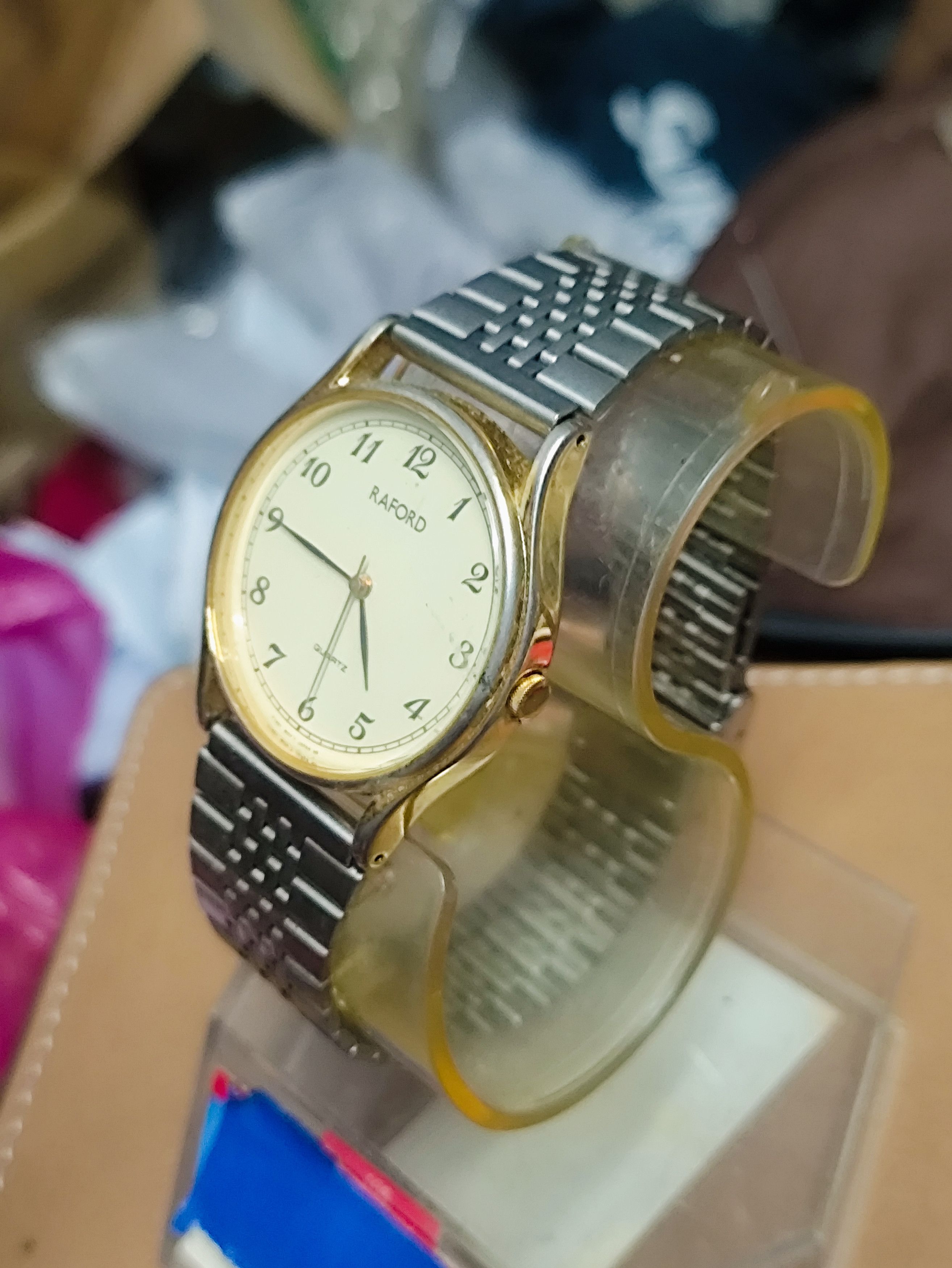 Vintage Vintage 💥 RAFORD QUARTZ JAPAN WATCH (ALL STAINLESS STEEL) Size ONE SIZE - 7 Thumbnail