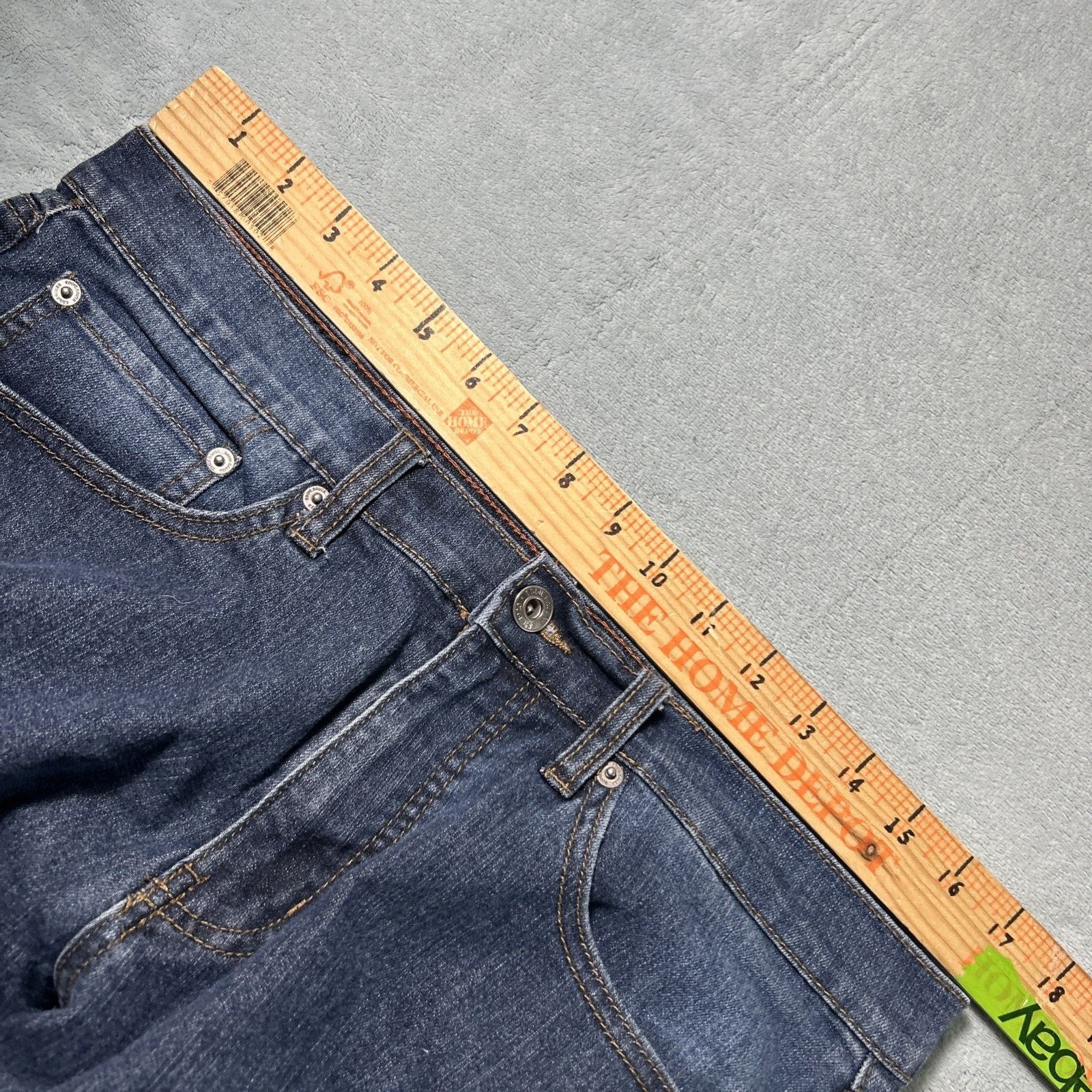 Eddie Bauer Straight Flannel Lined Jeans Men 32x30 Tartan Plaid Outdoors Size US 32 / EU 48 - 13 Thumbnail