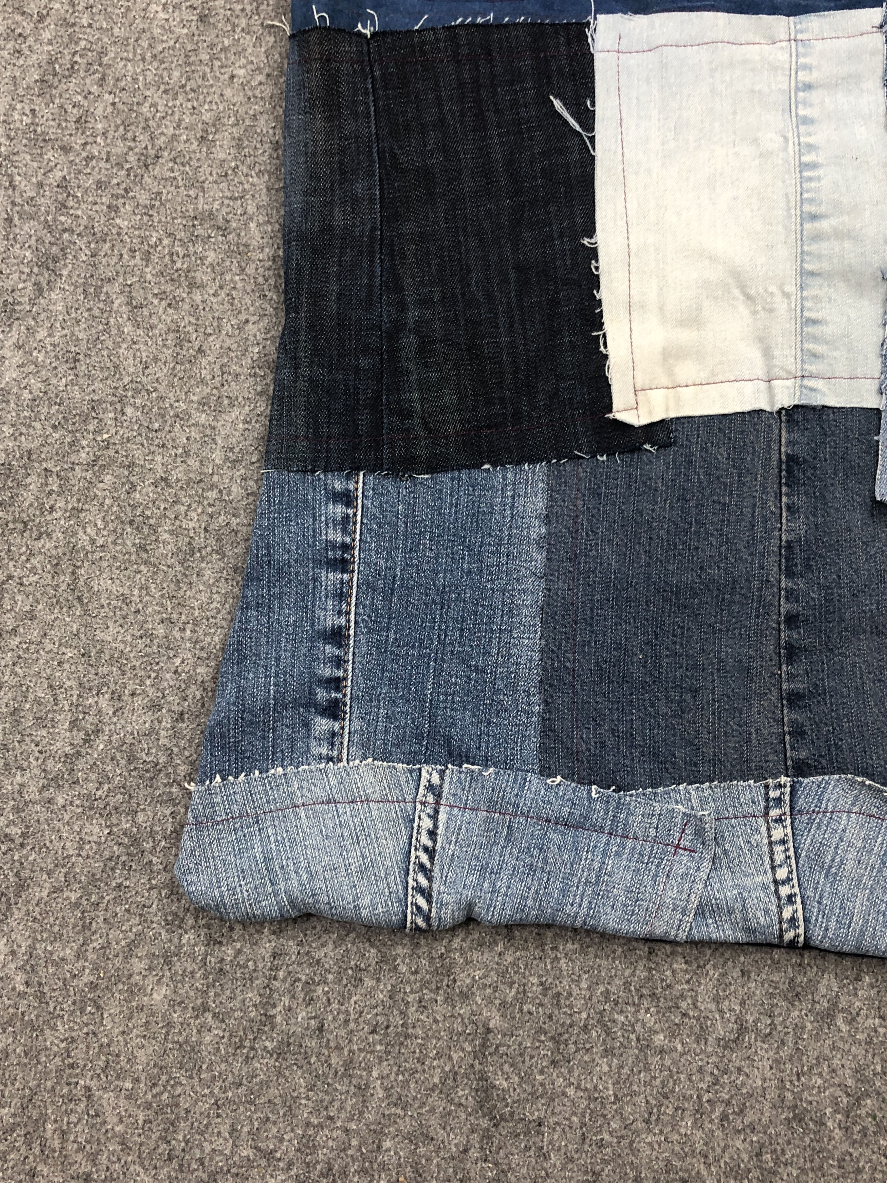 Vintage Vintage Custom Made Jeans Totebag BG0154 Size ONE SIZE - 9 Thumbnail