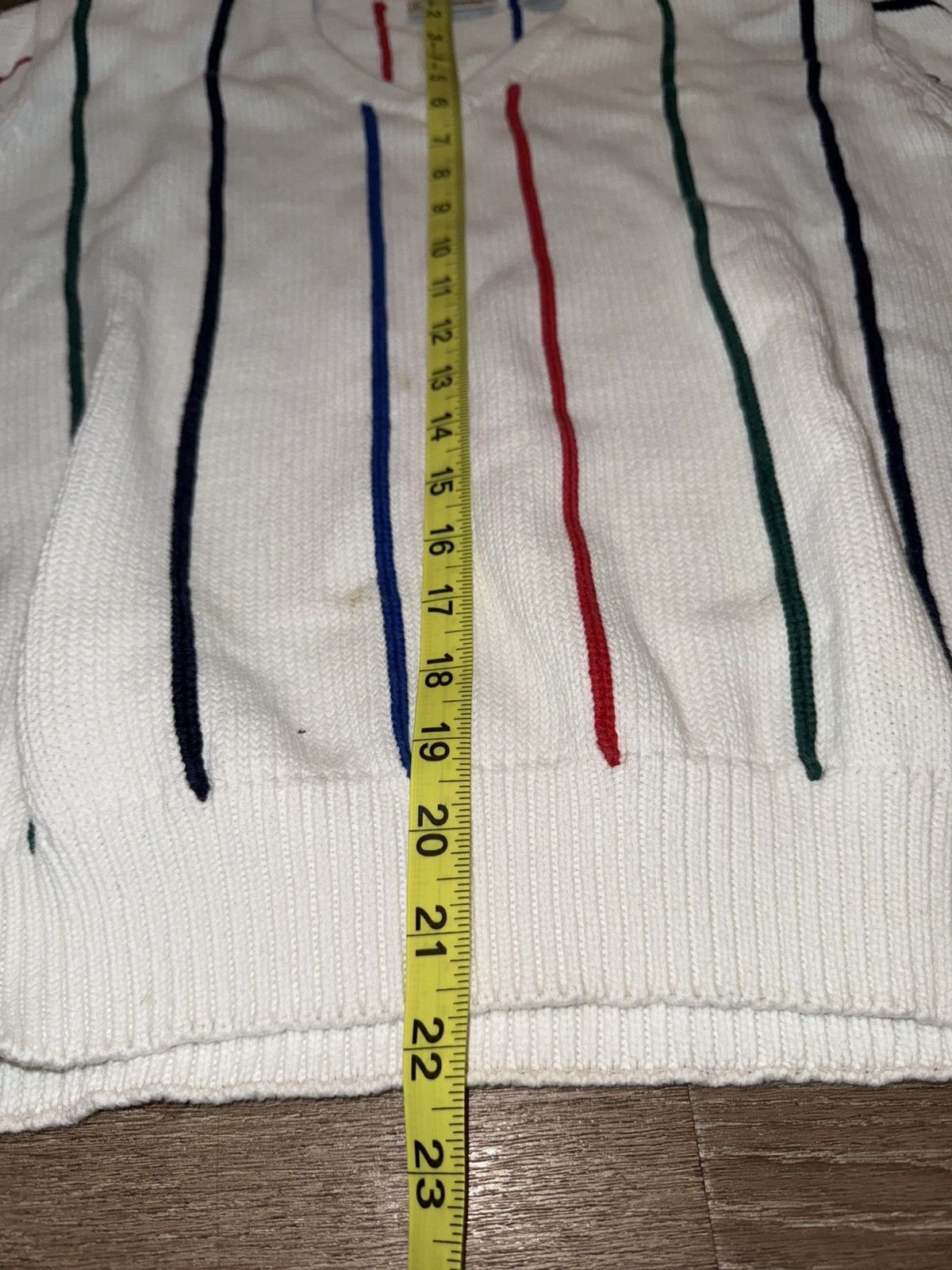 Vintage ***FINAL DROP***RARE 80s PINSTRIPE PULLOVER SWEATER XS Size US XS / EU 42 / 0 - 4 Thumbnail