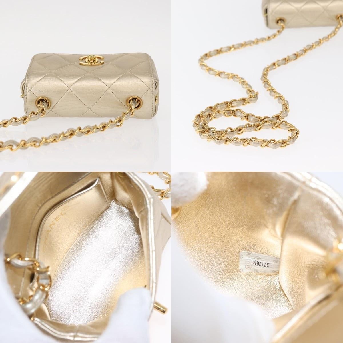 Chanel Chanel Mini Matelasse 13 Chain Shoulder Bag Size ONE SIZE - 4 Thumbnail