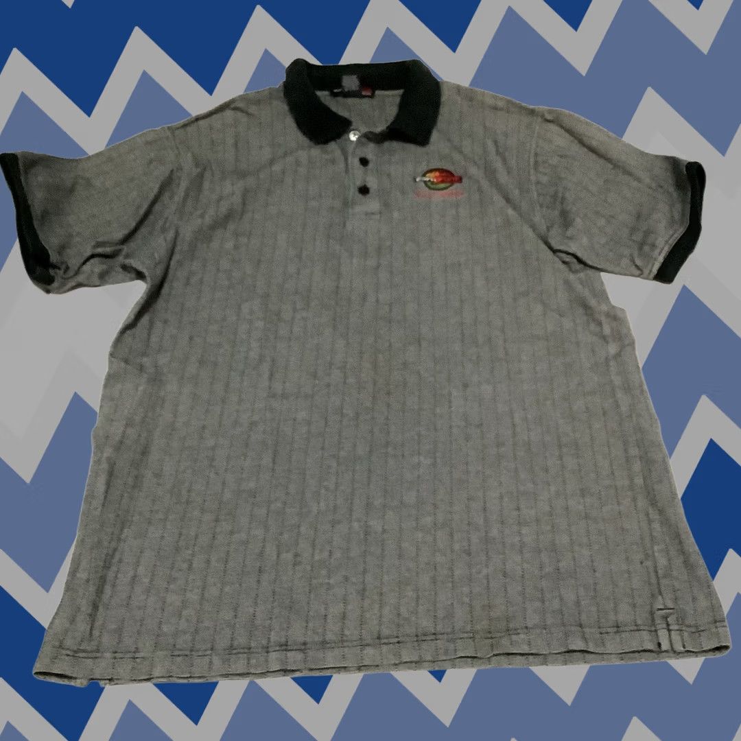 Vintage ESPN Baltimore Polo Shirt Mens Gray Short Sleeve Embroidered Size Large Size US L / EU 52-54 / 3 - 1 Thumbnail