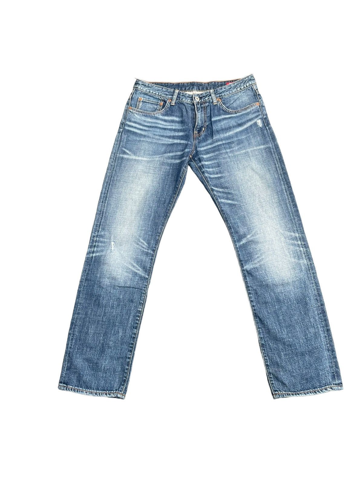 R.Newbold Min Rna Faded Distresed Denim Size 32" / US 10 / IT 46 - 1 Thumbnail