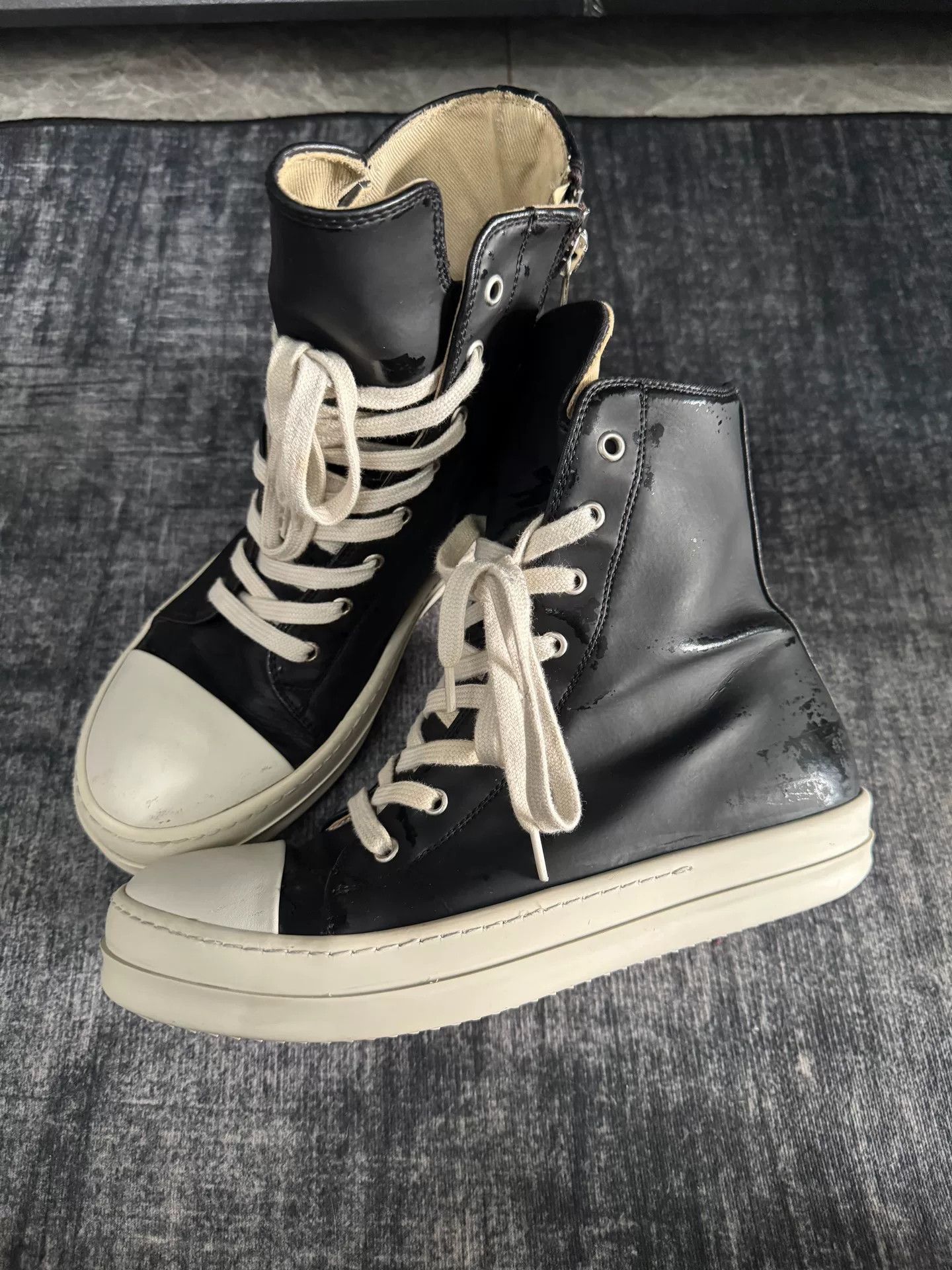Rick Owens Rick Owens Hitop Sneakers 40 Men Size US 7.5 / EU 40-41 - 1 Thumbnail