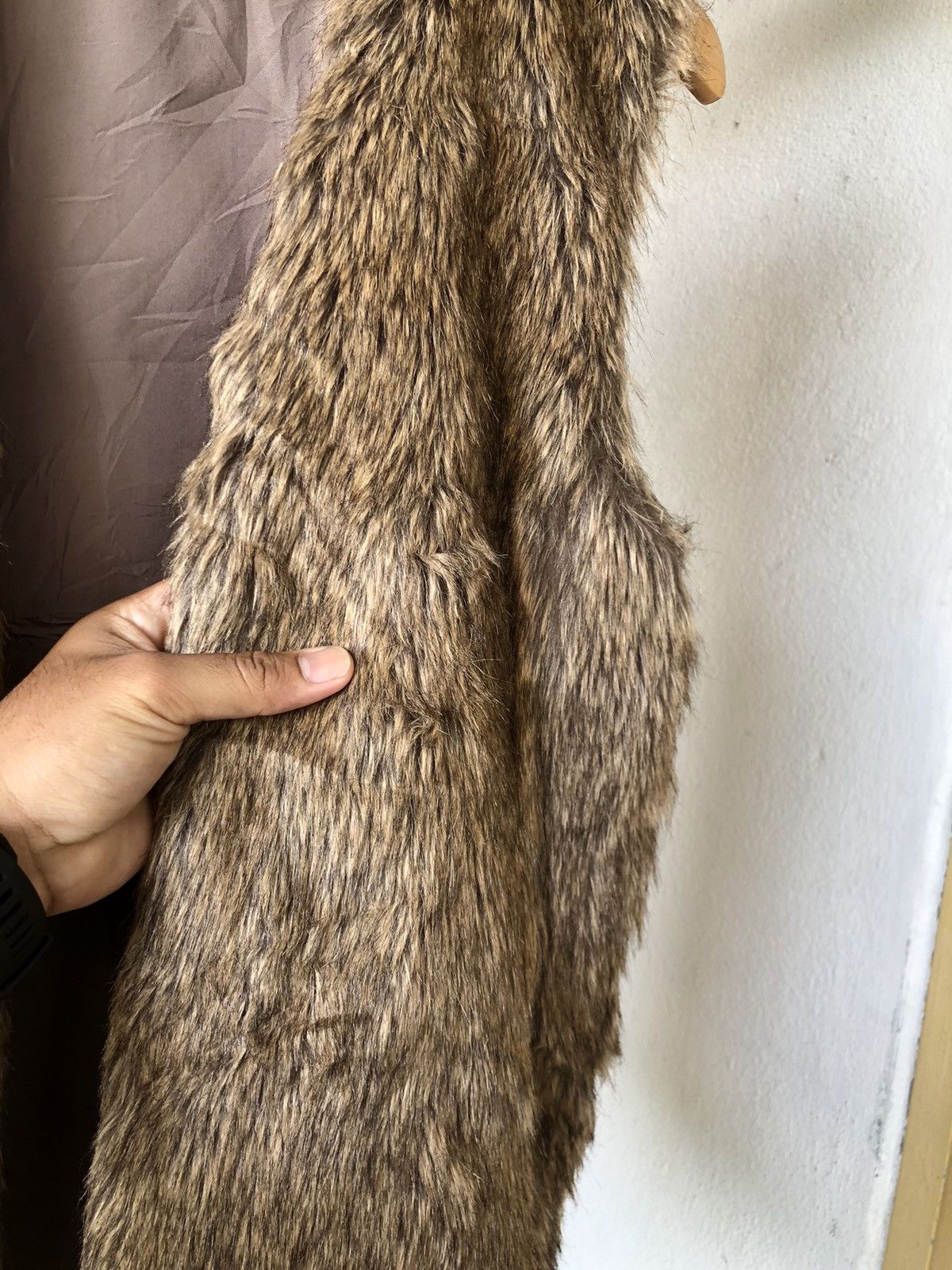 If Six Was Nine Old Navy Faux Fur Punk Vest Brown If Six Was Nine Size US M / EU 48-50 / 2 - 4 Thumbnail