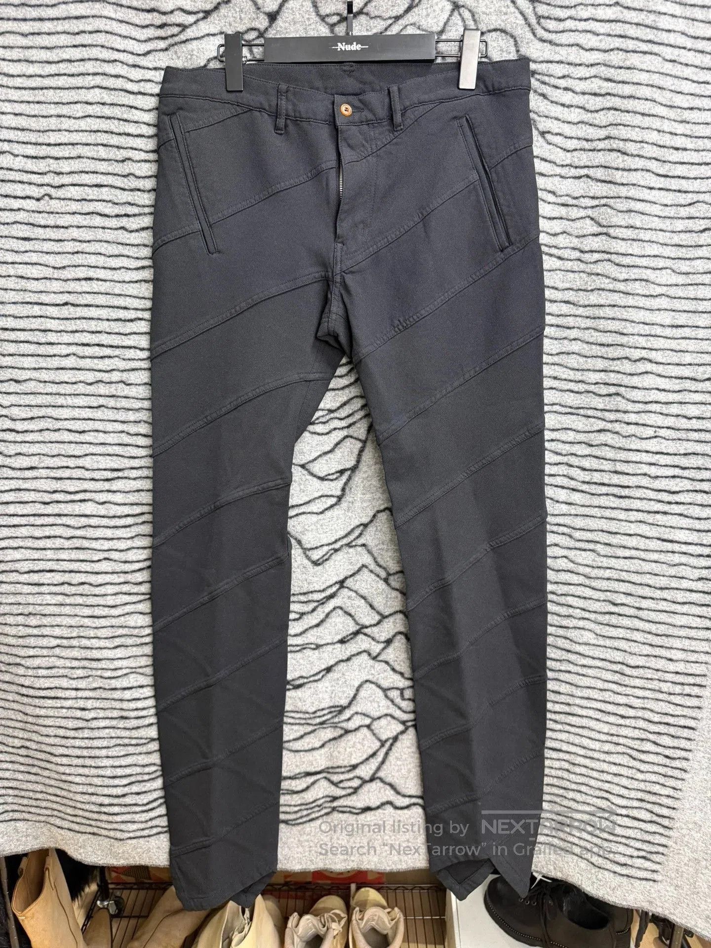 Comme des Garcons Homme Plus Comme des Garçons Homme Plus Spiral Trousers L. Size US 35 - 1 Thumbnail