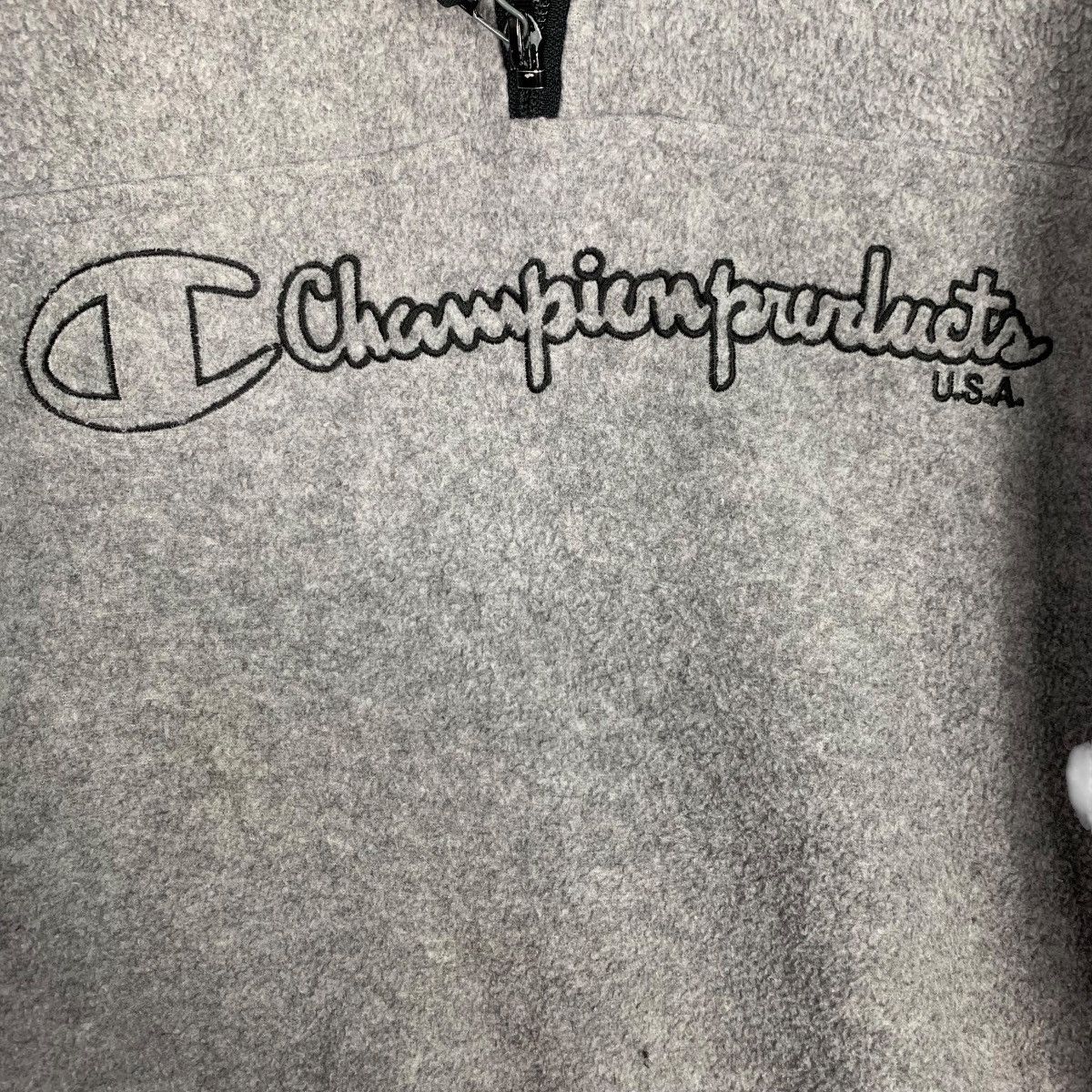 Champion CHAMPION Polartec Big Logo Half Zip Pullover Fleece 1954-C85 Size US L / EU 52-54 / 3 - 12 Thumbnail