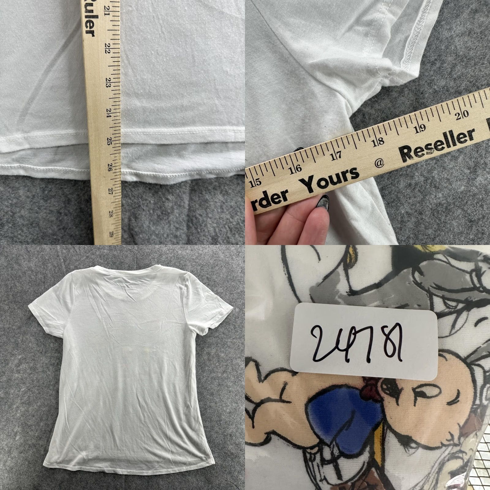 Vintage Looney Tunes Shirt Womens XL Cartoon Japanese Graphic Tee Bugs Bunny Marvin Size XL / US 12-14 / IT 48-50 - 8 Thumbnail