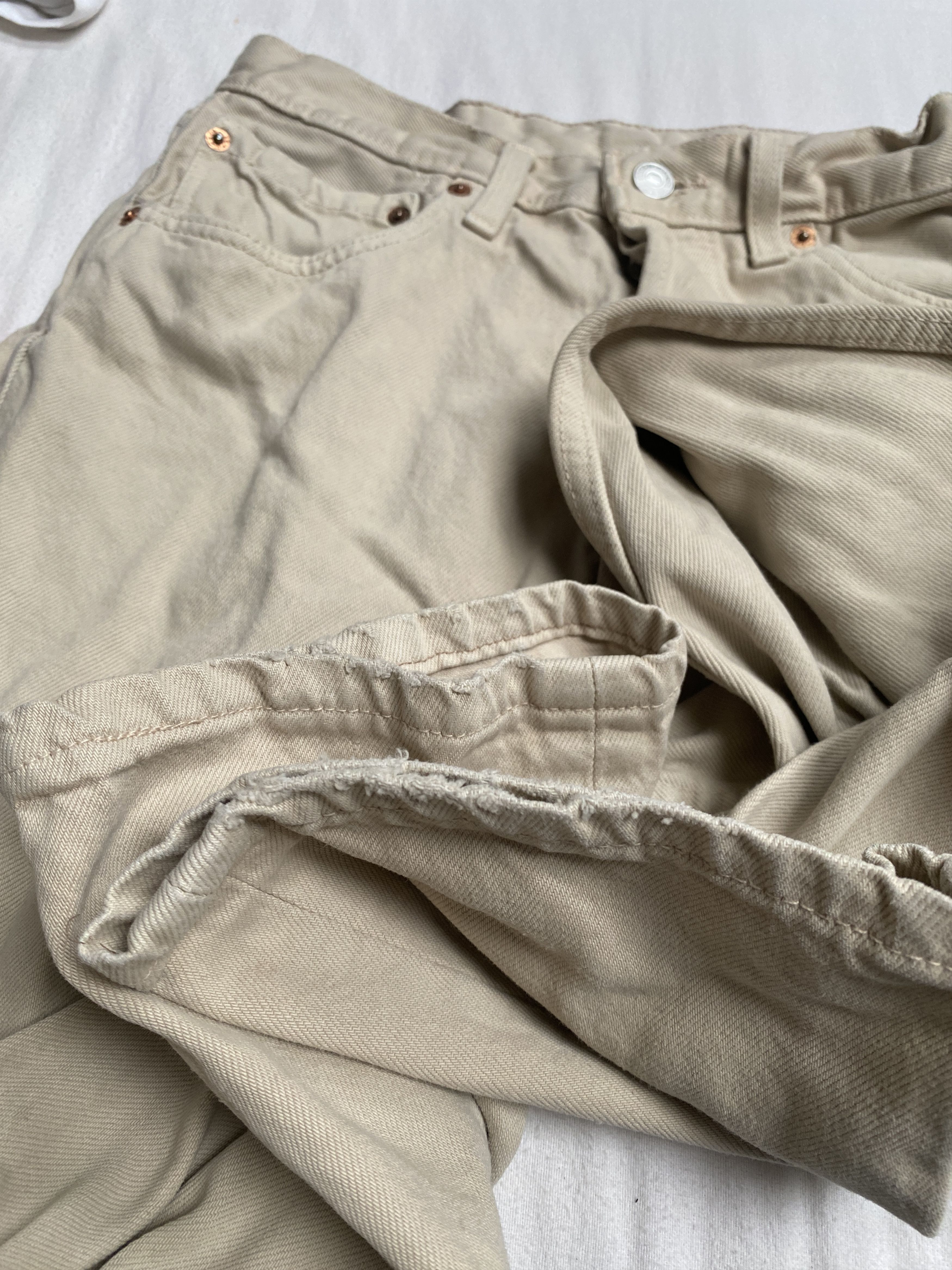 Levi's Levi's 501 beige casual denim jeans pants Size US 32 / EU 48 - 8 Thumbnail