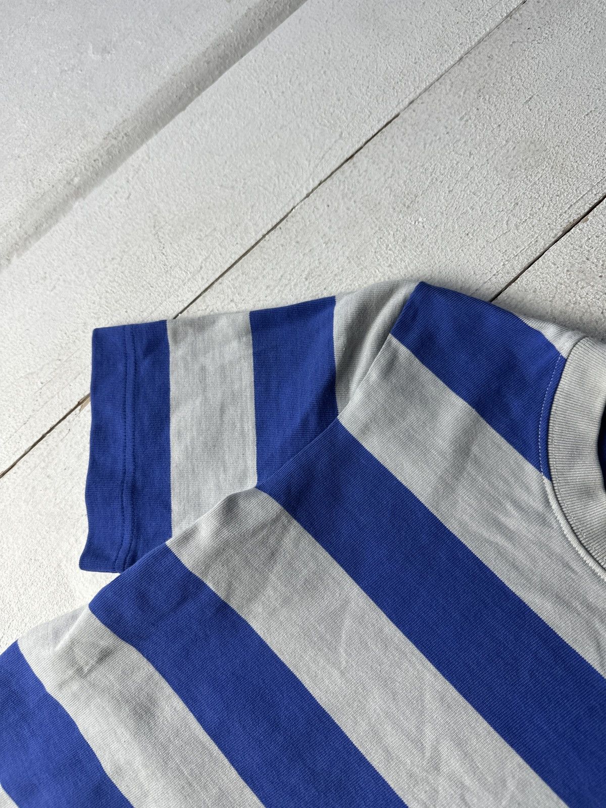 Cos 🚨 COS STRIPED LUXURY WOMEN T-SHIRT BLUE WHITE Size XS / US 0-2 / IT 36-38 - 5 Thumbnail