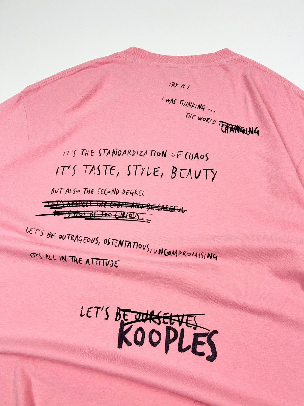 The Kooples Y2k The Kooples Pink Tee Shirt Size US S / EU 44-46 / 1 - 7 Thumbnail