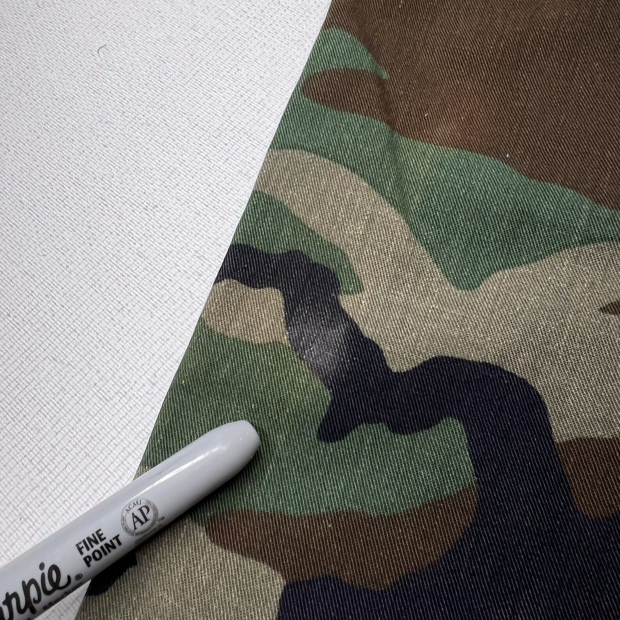 Vintage Military Pants Green Camo Cargo Woodland US Army Baggy Size US 28 / EU 44 - 18 Thumbnail