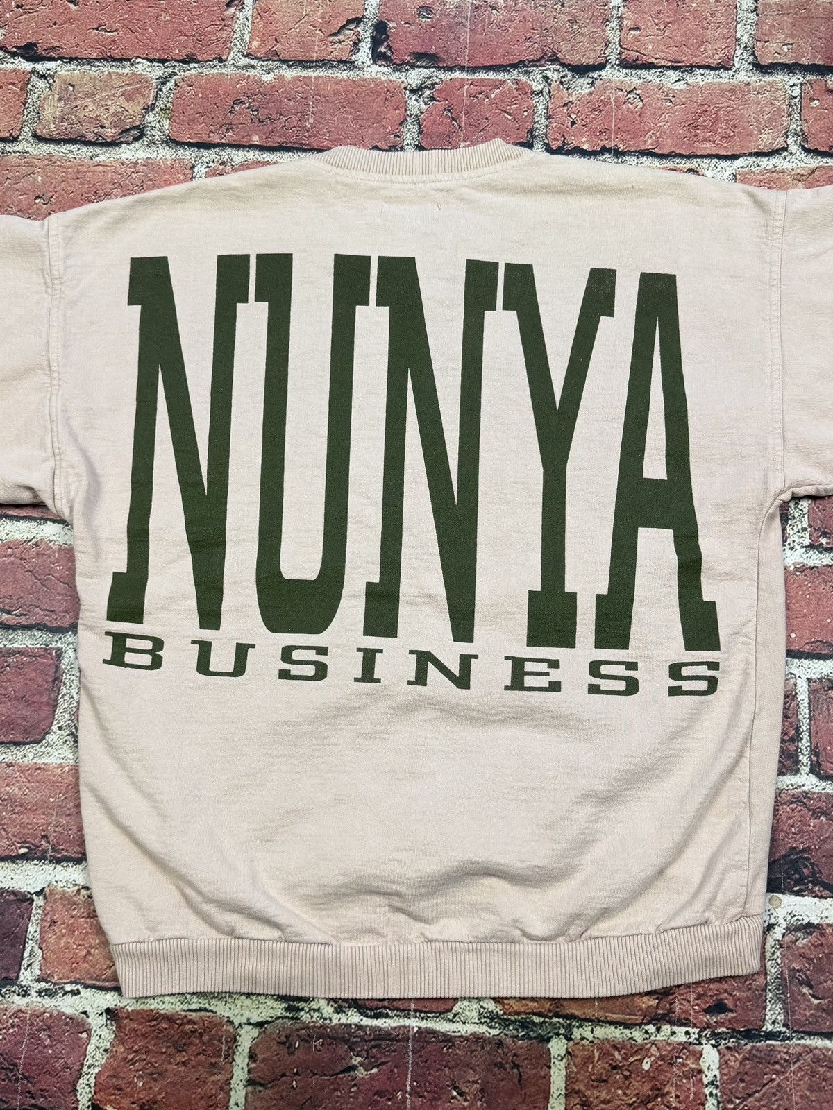 Other Vintage 90s NUNYA BUSINESS Crewneck Sweatshirt 90s Why Not? Size US M / EU 48-50 / 2 - 3 Thumbnail