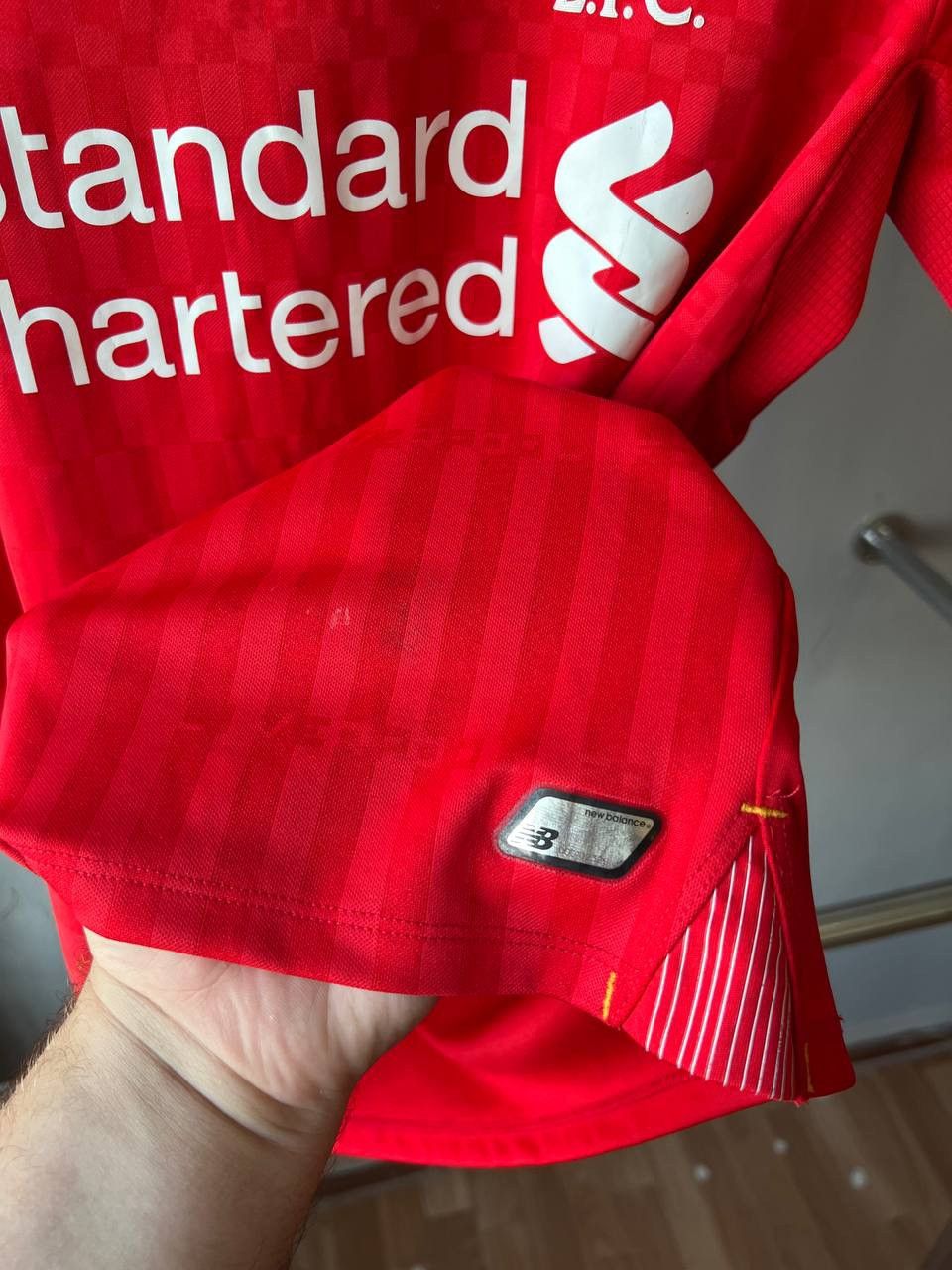 New Balance 2015/16 LIVERPOOL FC HOME SOCCER JERSEY FOOTBALL SHIRT SZ S Size US S / EU 44-46 / 1 - 12 Thumbnail