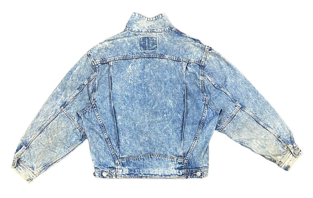 Edwin Vtg EDWIN Acid Wash Denim Jacket Button (L) Size US L / EU 52-54 / 3 - 6 Thumbnail