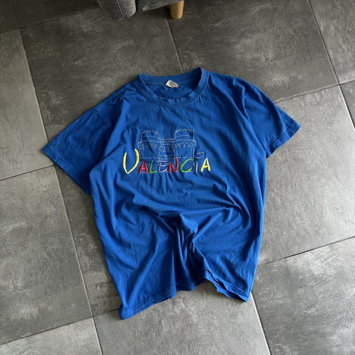 Japanese Brand × Vintage Vintage Japanese Style T-shirts Valencia Big Logo Y2K 00s Size US M / EU 48-50 / 2 - 4 Thumbnail