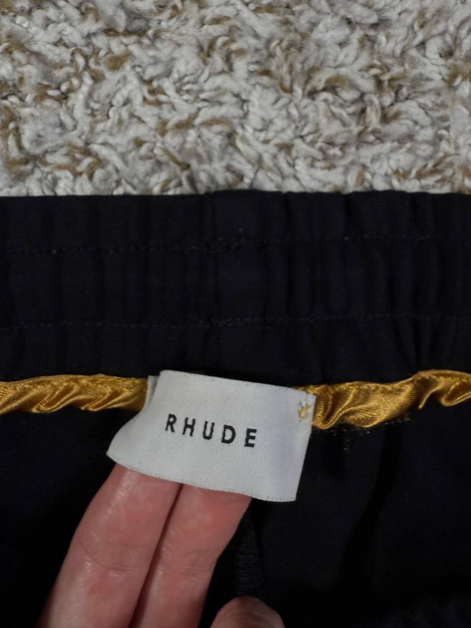 Rhude Rhude Side Stripe Black Track Pants Size US 30 / EU 46 - 7 Thumbnail
