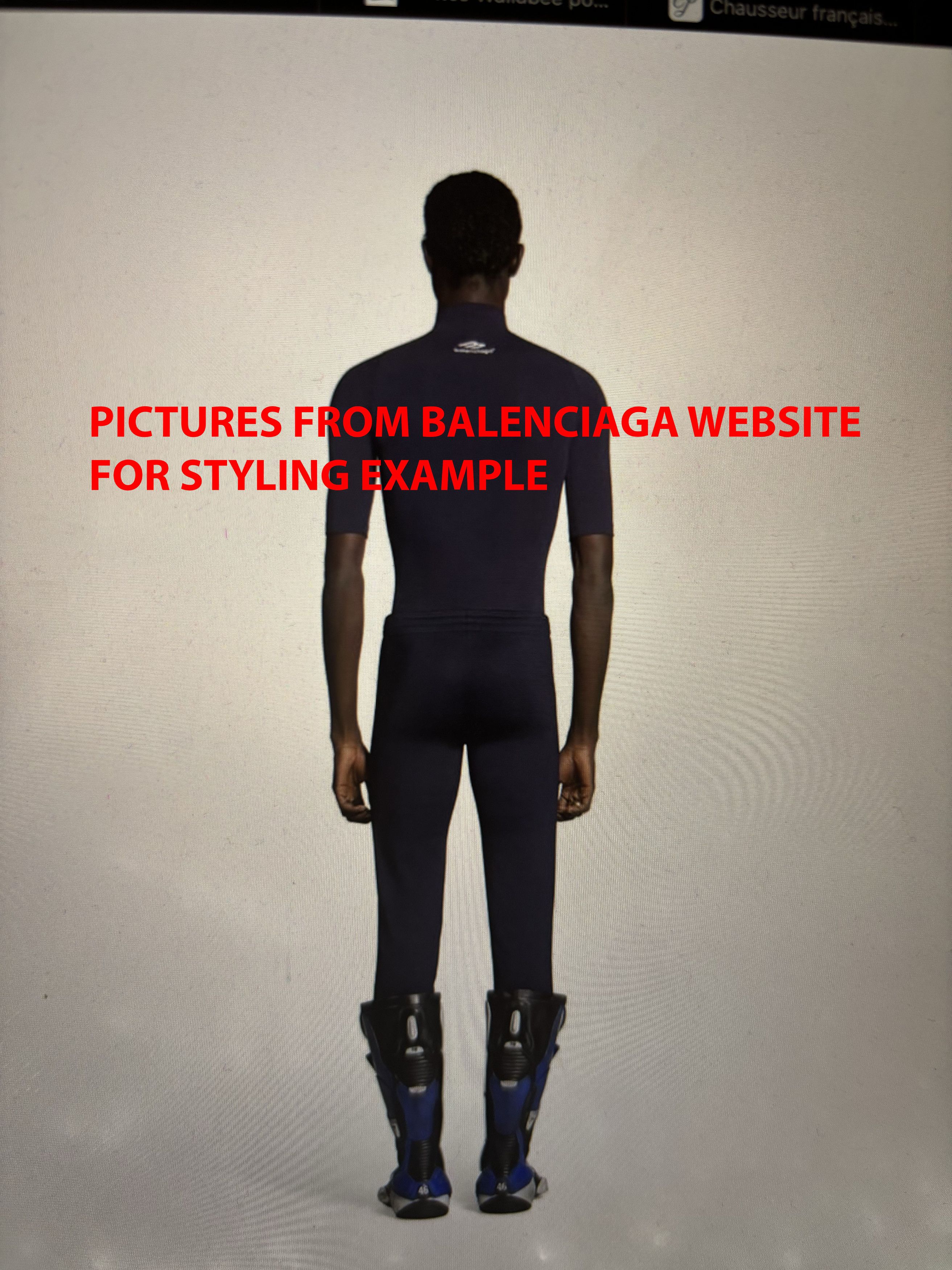 Balenciaga Low-waist Fitted Pants in Navy Blue Size US 30 / EU 46 - 16 Thumbnail