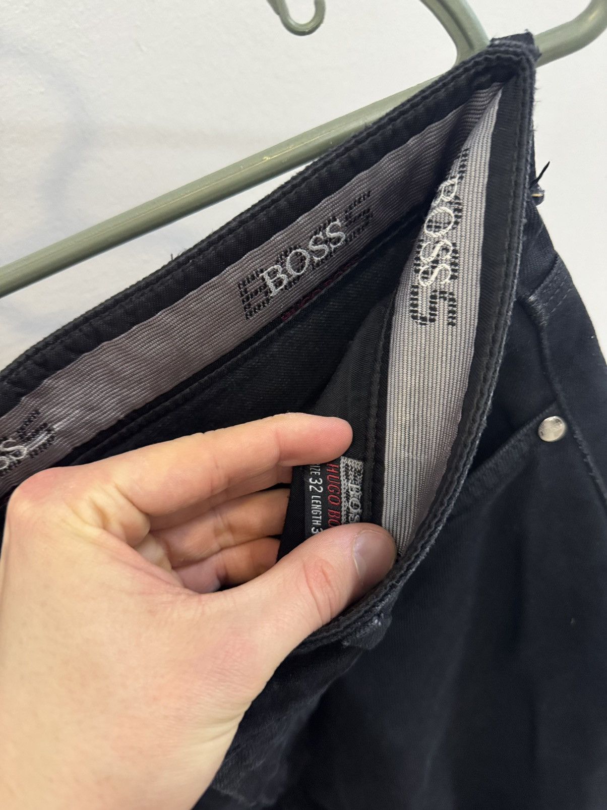 Hugo Boss Hugo Boss Special Finishing Black Jeans Size US 32 / EU 48 - 4 Thumbnail