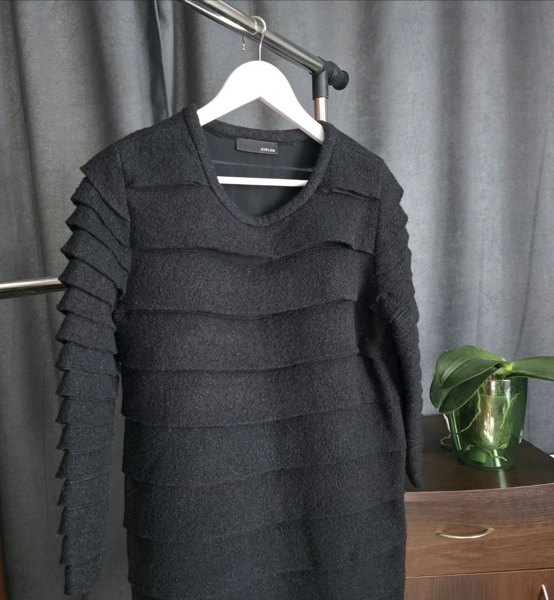 Other AVELON Paris Fashion Week Piece 100% Virgin Wool Size S / US 4 / IT 40 - 2 Thumbnail