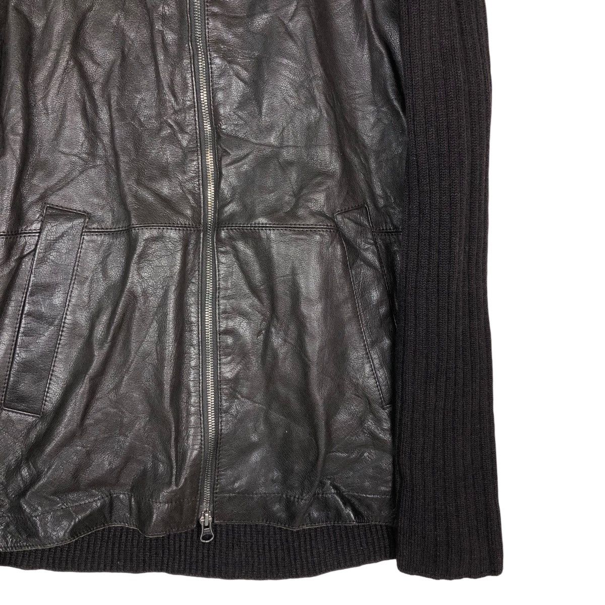 Japanese Brand Parachute Bondage Biker Jacket Allegri Issey Miyake Leather Size US M / EU 48-50 / 2 - 5 Thumbnail