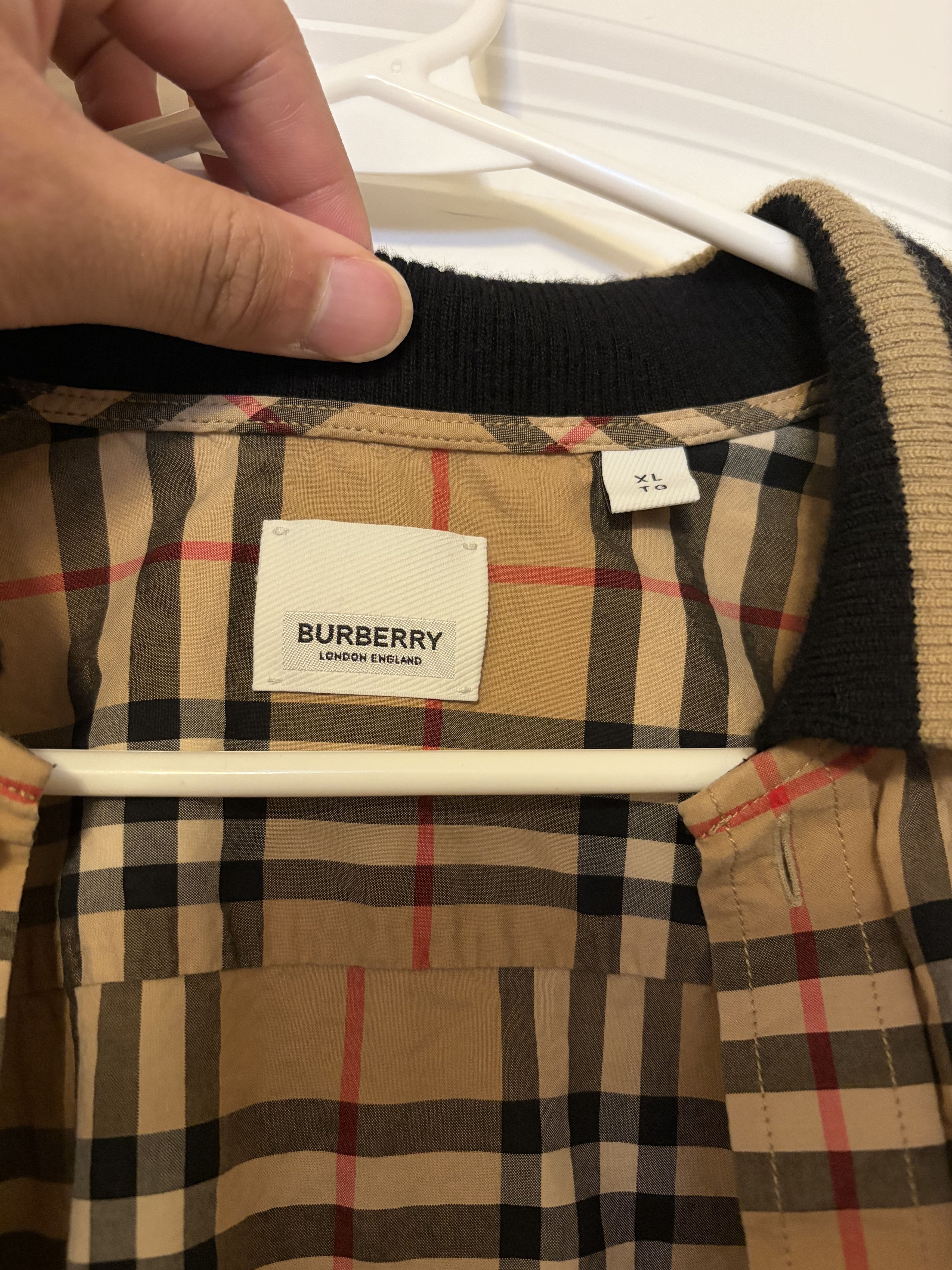 Burberry Burberry Check Shirt Size US XL / EU 56 / 4 - 5 Thumbnail