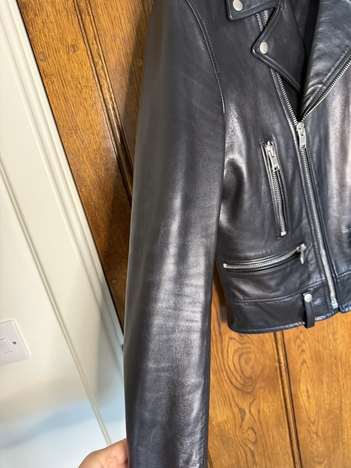 Saint Laurent Paris FW13 Holy Grail Saint Laurent L01 biker leather jacket 46 Size US S / EU 44-46 / 1 - 12 Thumbnail