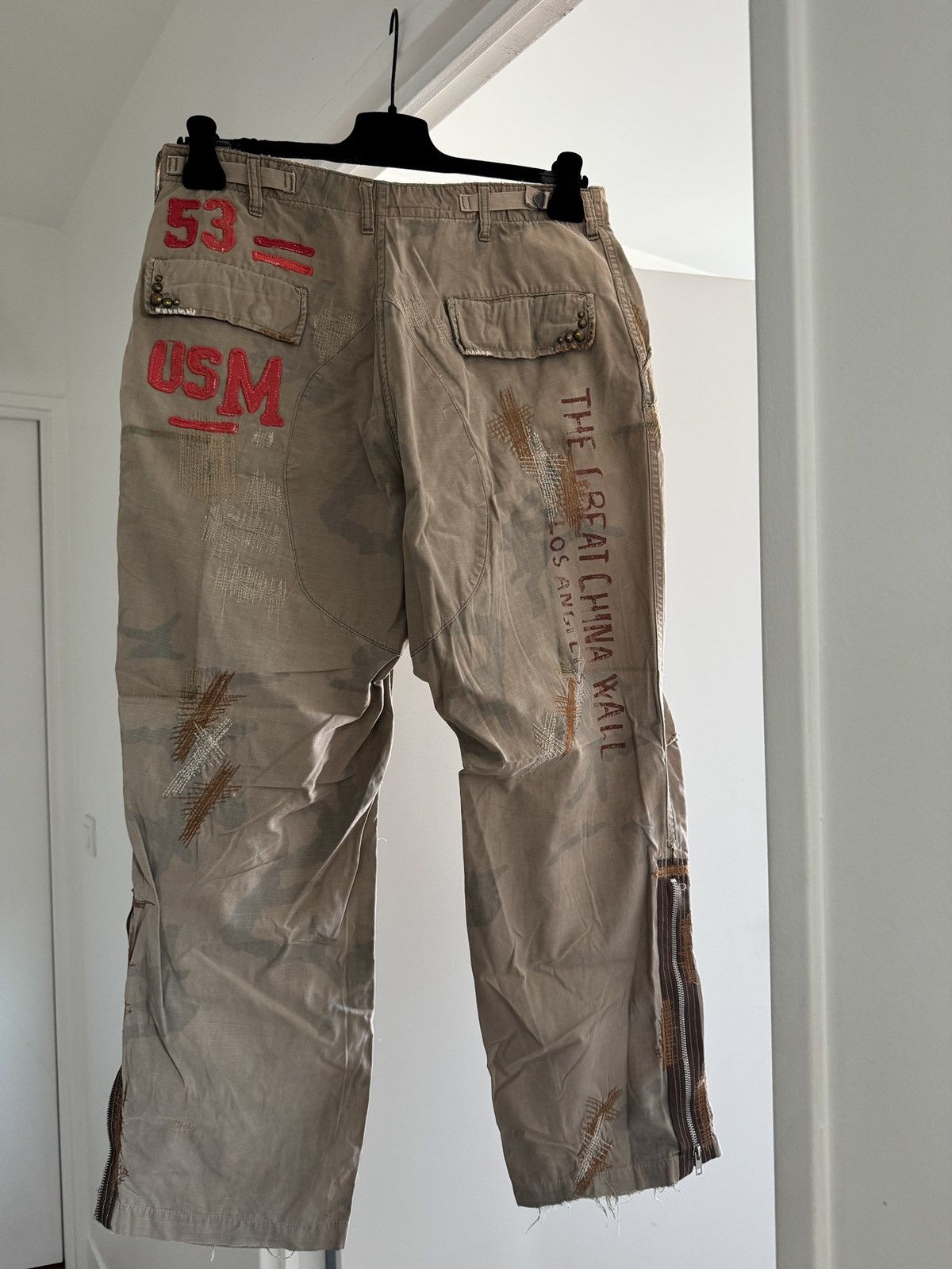 The Great China Wall *RARE* VINTAGE 90s ARCHIVES GREAT CHINA WALL 1/1 CARGO PANTS Size US 32 / EU 48 - 10 Thumbnail