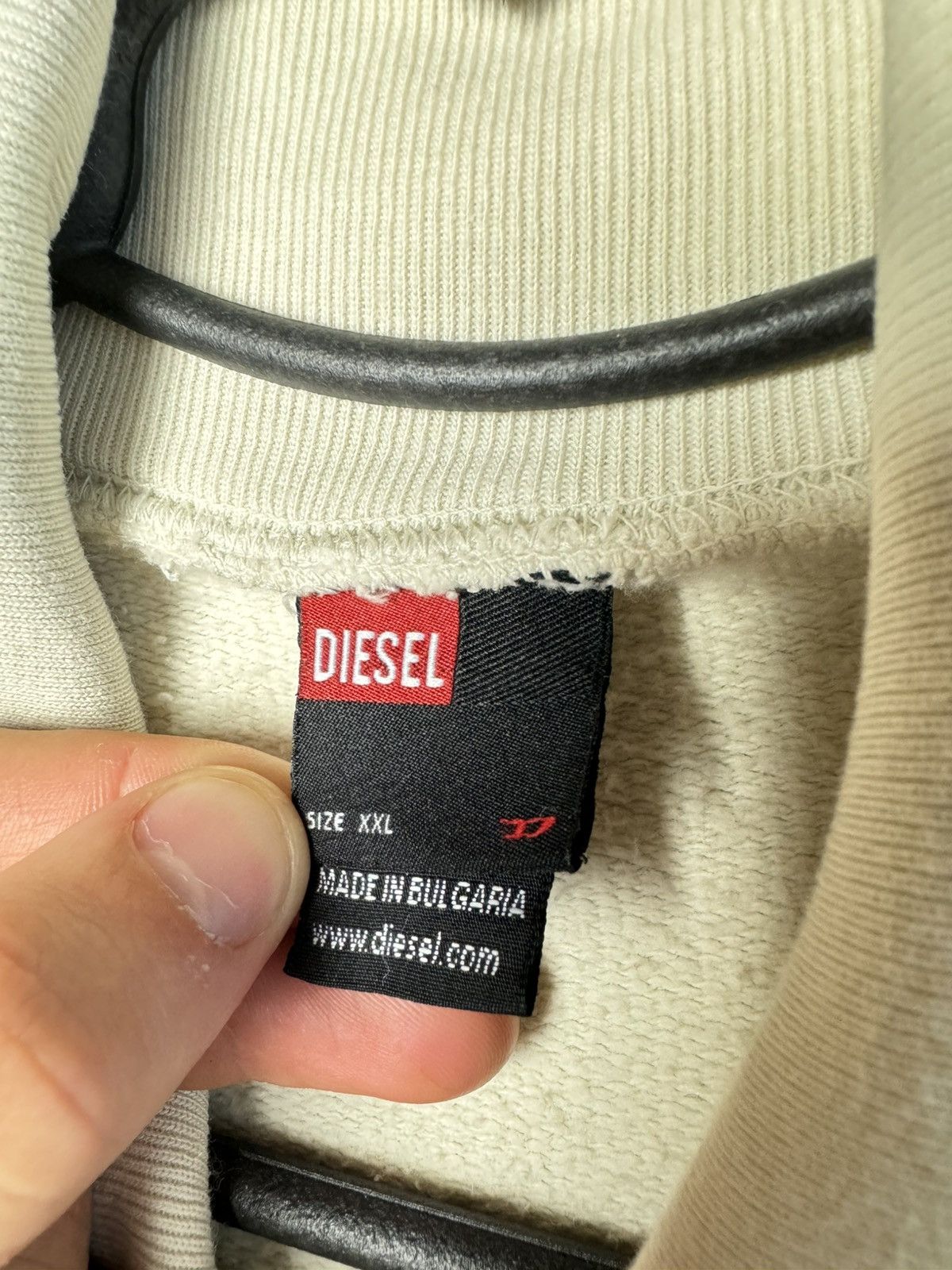 Diesel Vintage 90s Diesel Full Zip Sweatshirt Avant Garde Style Size US XXL / EU 58 / 5 - 11 Thumbnail
