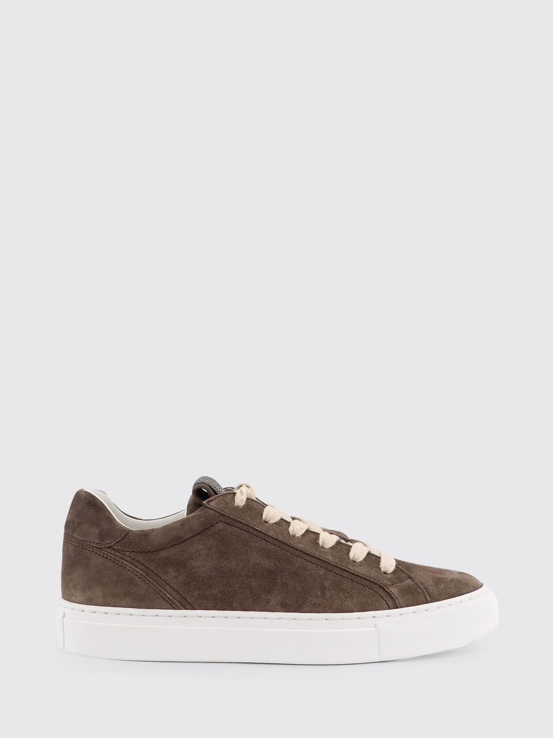 Brunello Cucinelli Brunello Cucinelli Sneakers Woman Mud Size US 9 / IT 39 - 1 Thumbnail