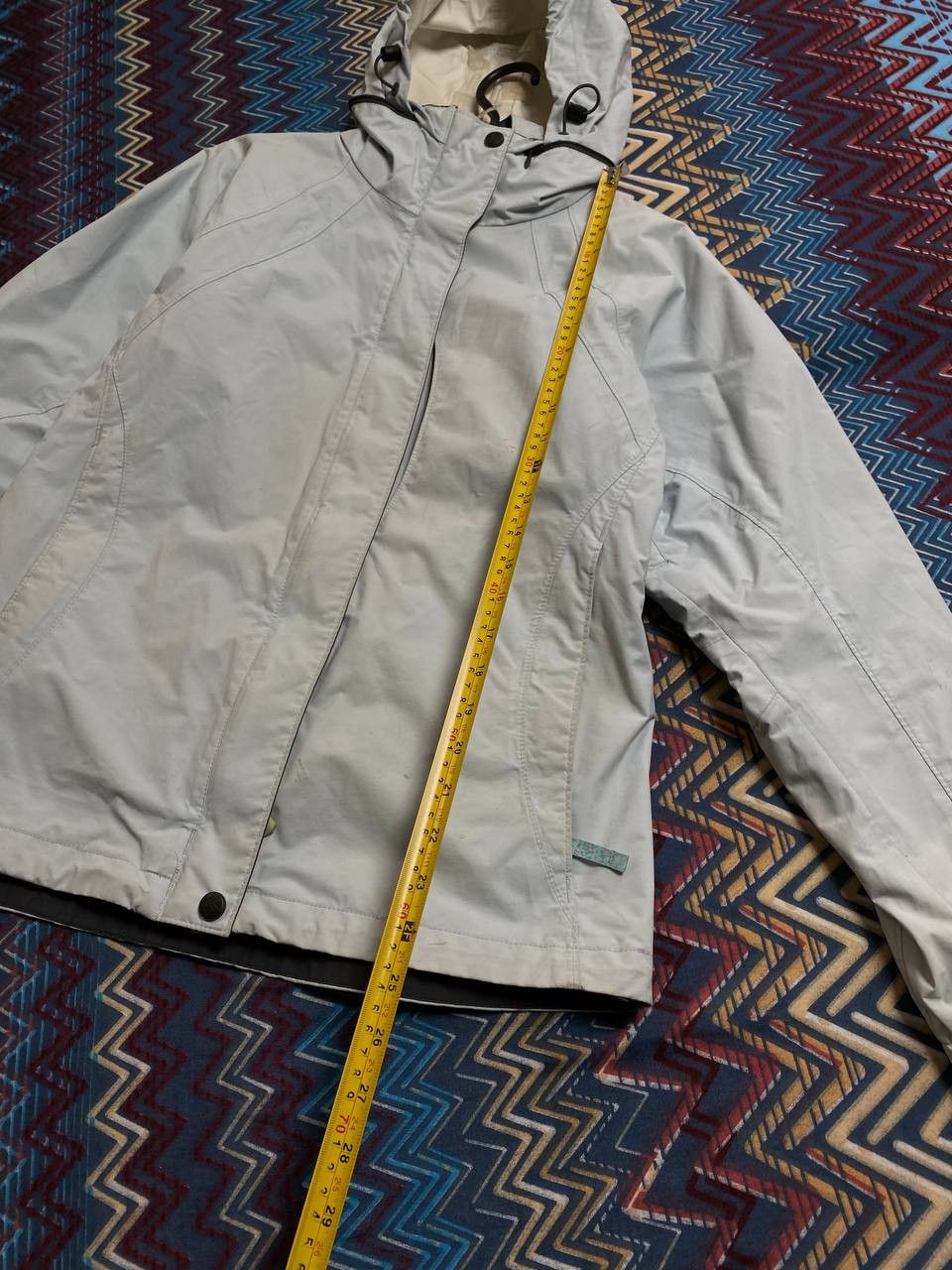 Columbia × Vintage Columbia Windbreaker Nylon Jacket Hoodie Womens Blue Size S / US 4 / IT 40 - 11 Thumbnail