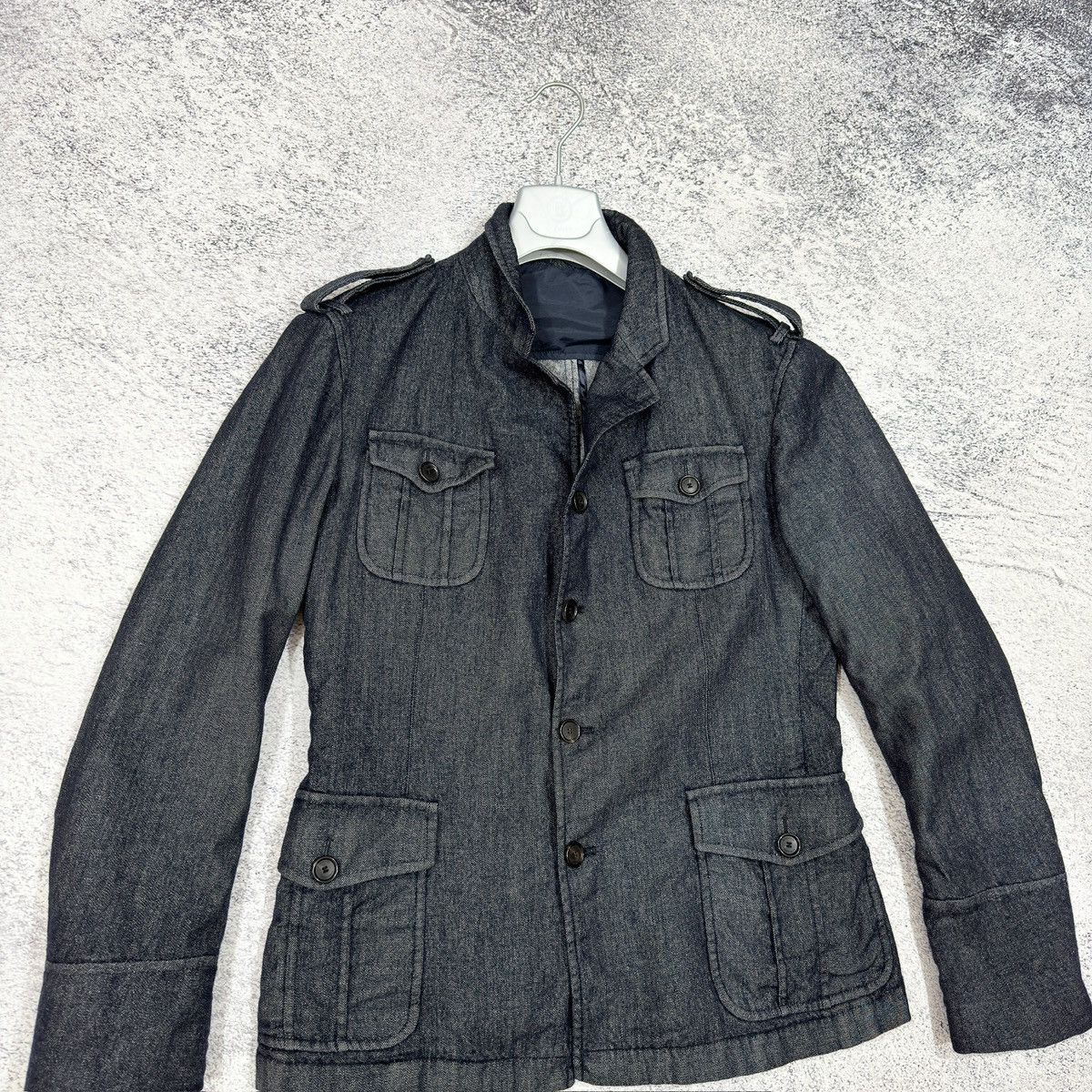 Designer × STRENESSE Strenesse Mens Cotton-Virgin wool Jacket M size Size US M / EU 48-50 / 2 - 2 Thumbnail