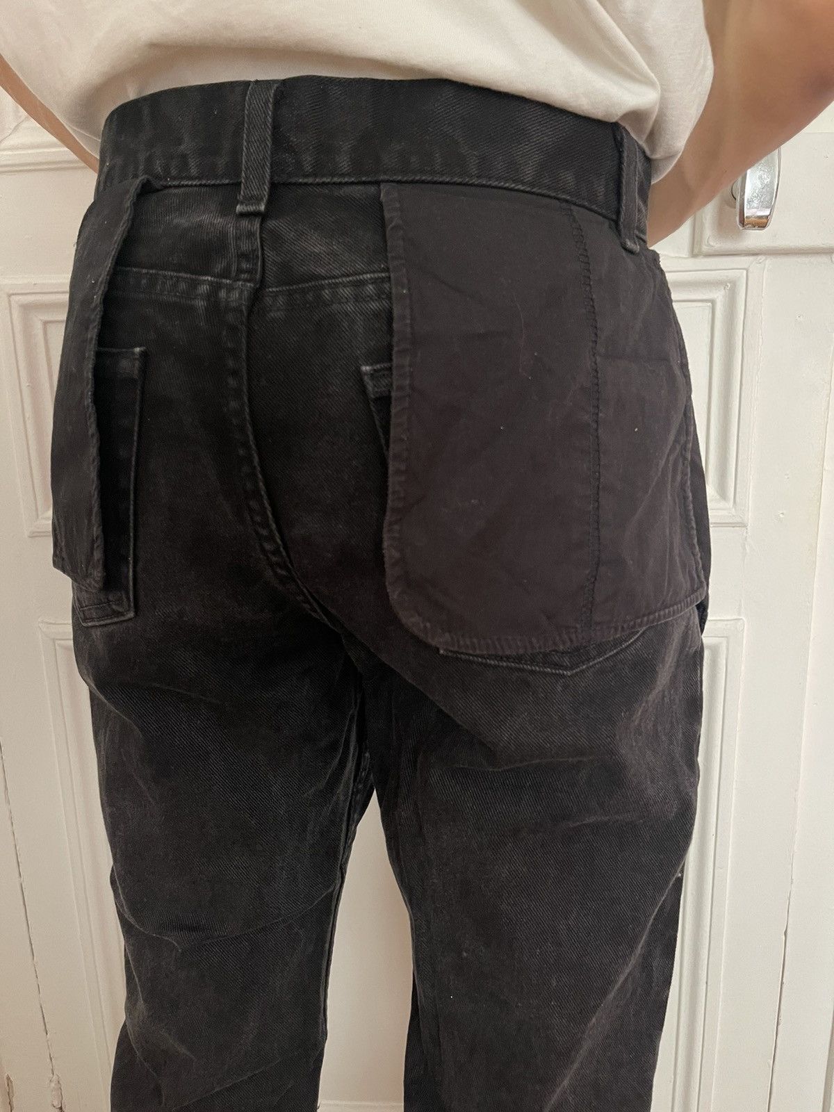 Helmut Lang Helmut Lang legendary inside out denim jeans black Size US 31 - 4 Thumbnail
