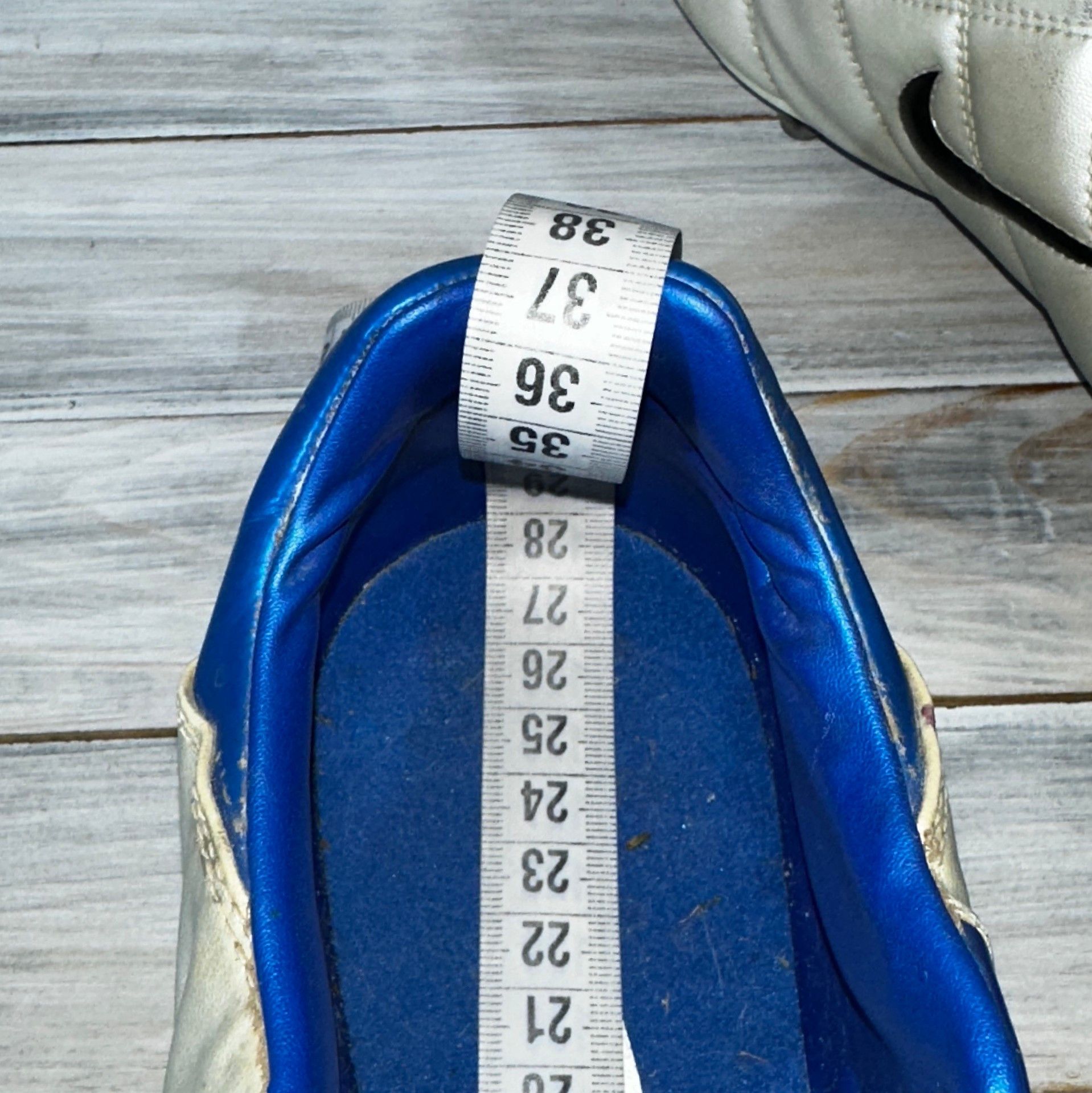 Nike × Vintage Vintage Nike Total 90 Men's Football Cleats Boots Silver Blu Size US 11 / EU 44 - 13 Thumbnail