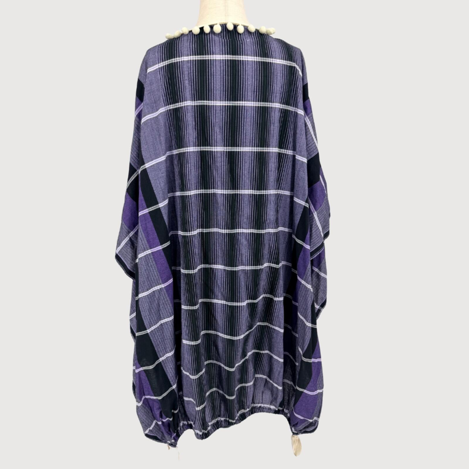 Other RTH Shop Pom Pom Cotton Caftan O/S Size ONE SIZE - 4 Thumbnail