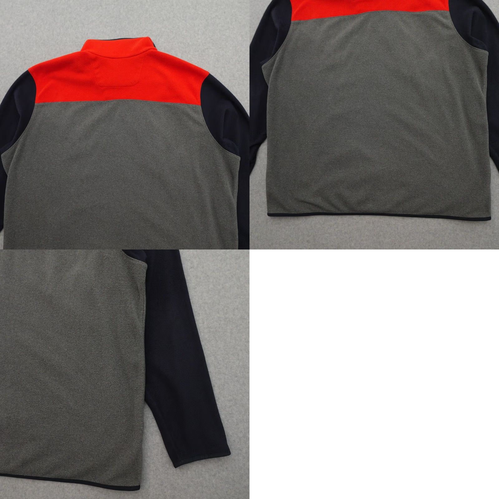 The North Face North Face Fleece Jacket Adult 2XL Gray Orange Blue Full Zip Outdoor Size US XXL / EU 58 / 5 - 9 Thumbnail