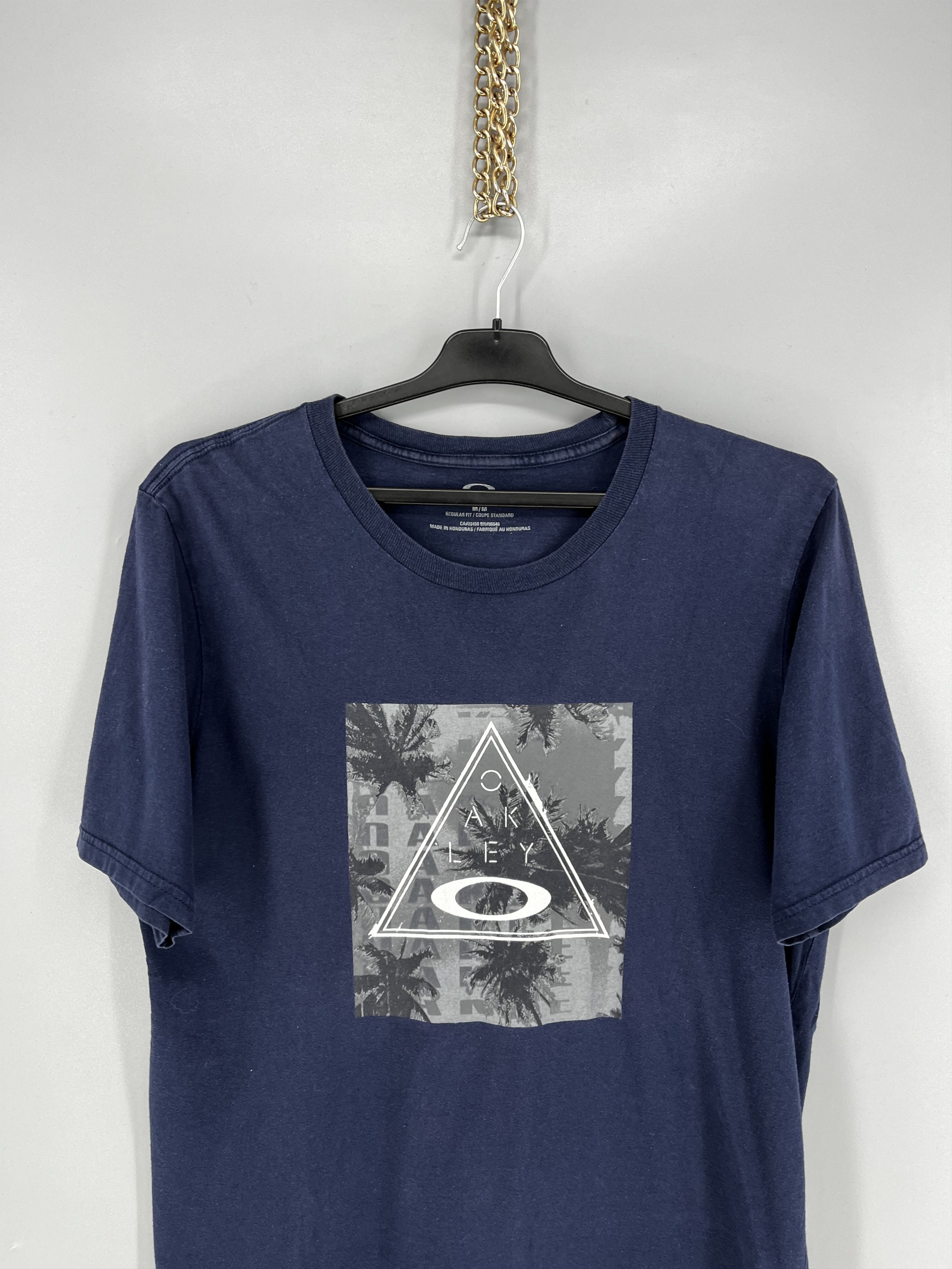 Oakley Oakley Pyramid Palm Tree Shirt Size M Surf Skate Blue Size US M / EU 48-50 / 2 - 6 Thumbnail