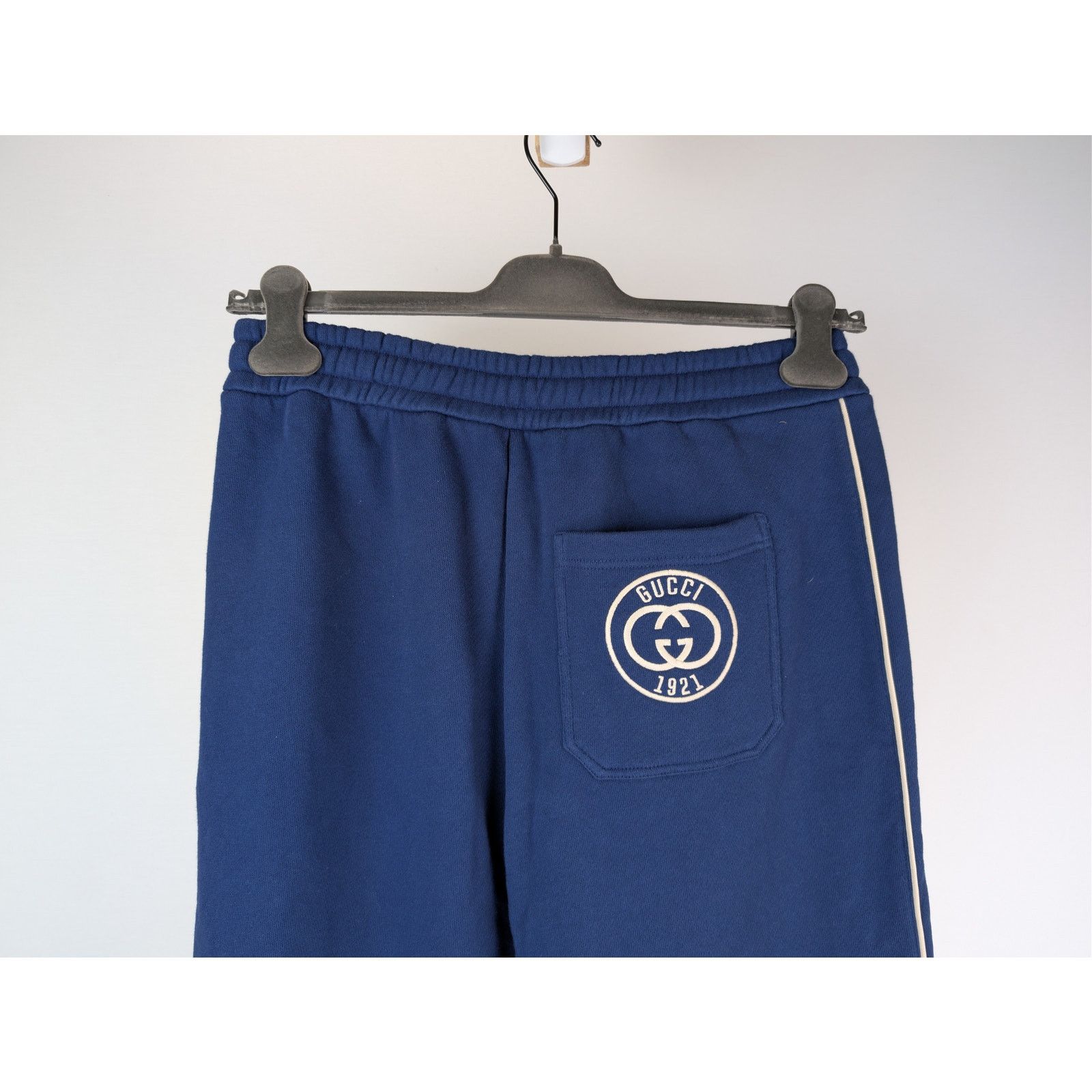 Gucci o1rshd1 Heavy Felted Cotton Jersey Trackpants Inchiostro/Mix Size US 30 / EU 46 - 12 Thumbnail