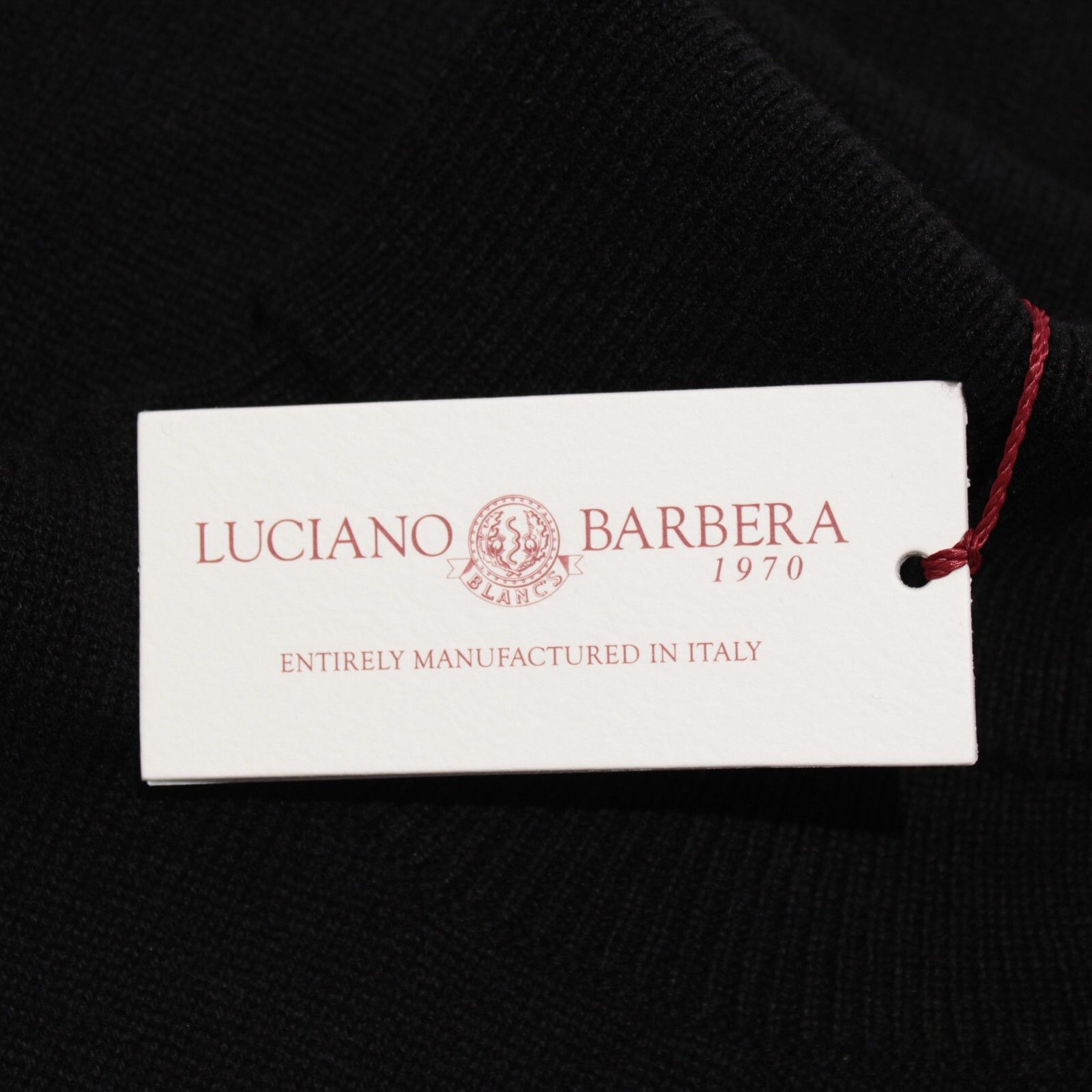 Luciano Barbera Luciano Barbera Sweater Size US L in Black Size US L / EU 52-54 / 3 - 2 Thumbnail