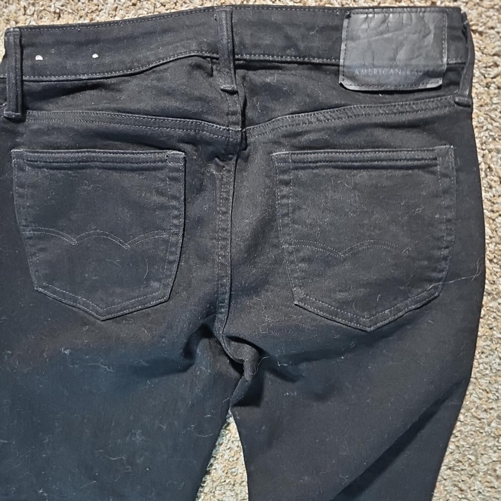 American Eagle Outfitters American Eagle Airflex+ 29/32 Black Jeans Size US 29 - 6 Thumbnail