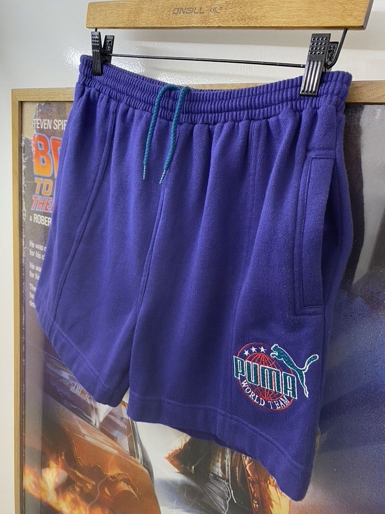 Puma Deadstock 90s Vintage Puma World Team Shorts Size US 28 / EU 44 - 5 Thumbnail